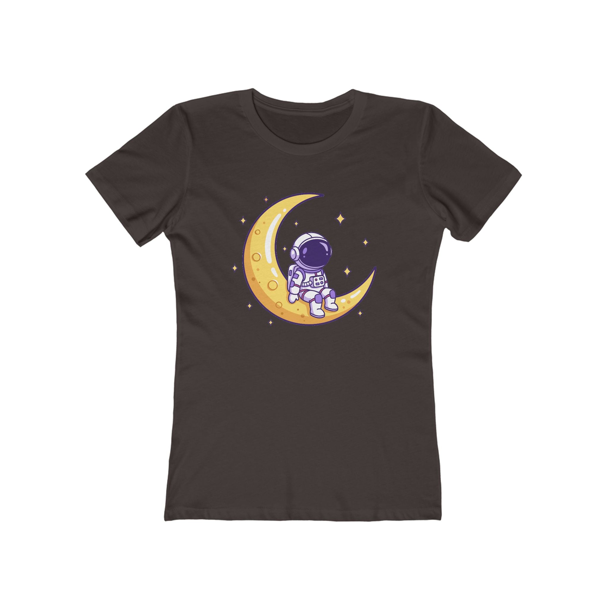 Moon Women's Tshirt, Lunar Graphic Tee, Celestial Shirt, Night Sky Top, Space Lover Gift