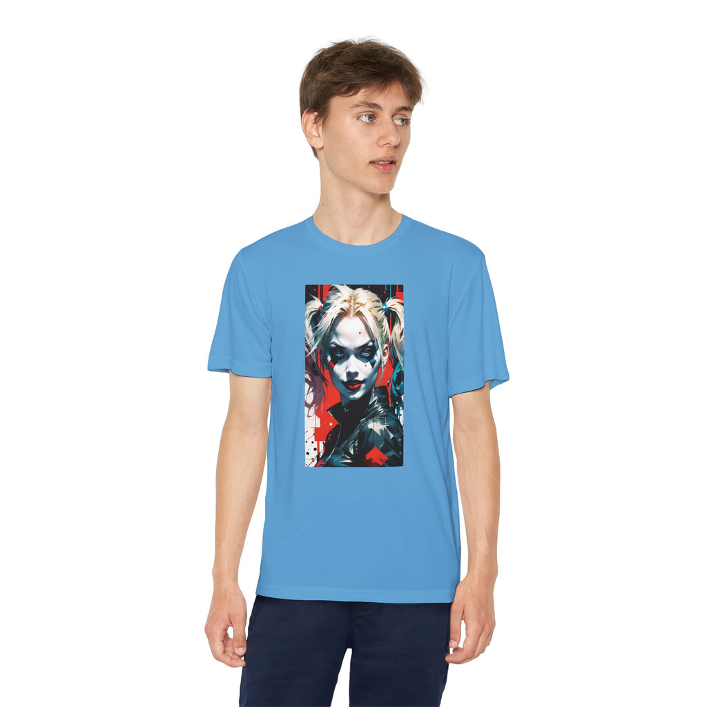 Superhero Youth T-Shirt Sports Graphic Tee, Cool Athletic Shirt for Kids