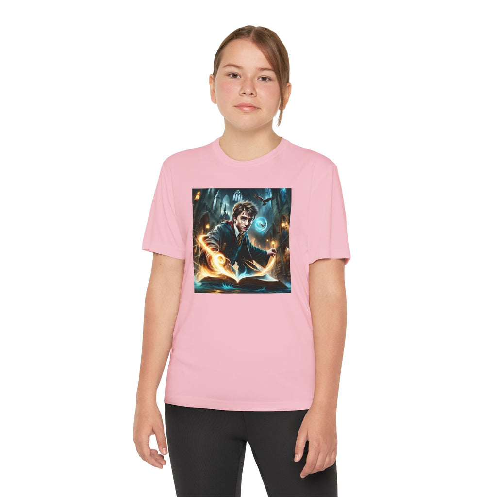 Youth Competitor Tee - Harry Potter, Wizard School Shirt, Magical Kids Top, Hogwarts Fan Gift, Sorcerer's Stone T-Shirt