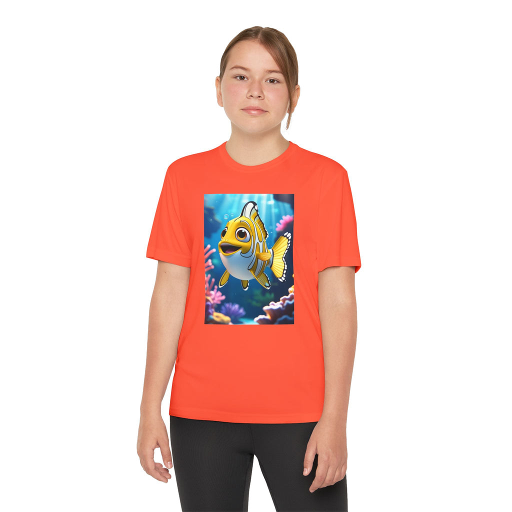 Nemo Fish Ocean Youth T-Shirt - Underwater Kids Tee, Finding Nemo Shirt, Beach Vacation Clothing, Ocean Lover Gift, Fish Theme Top