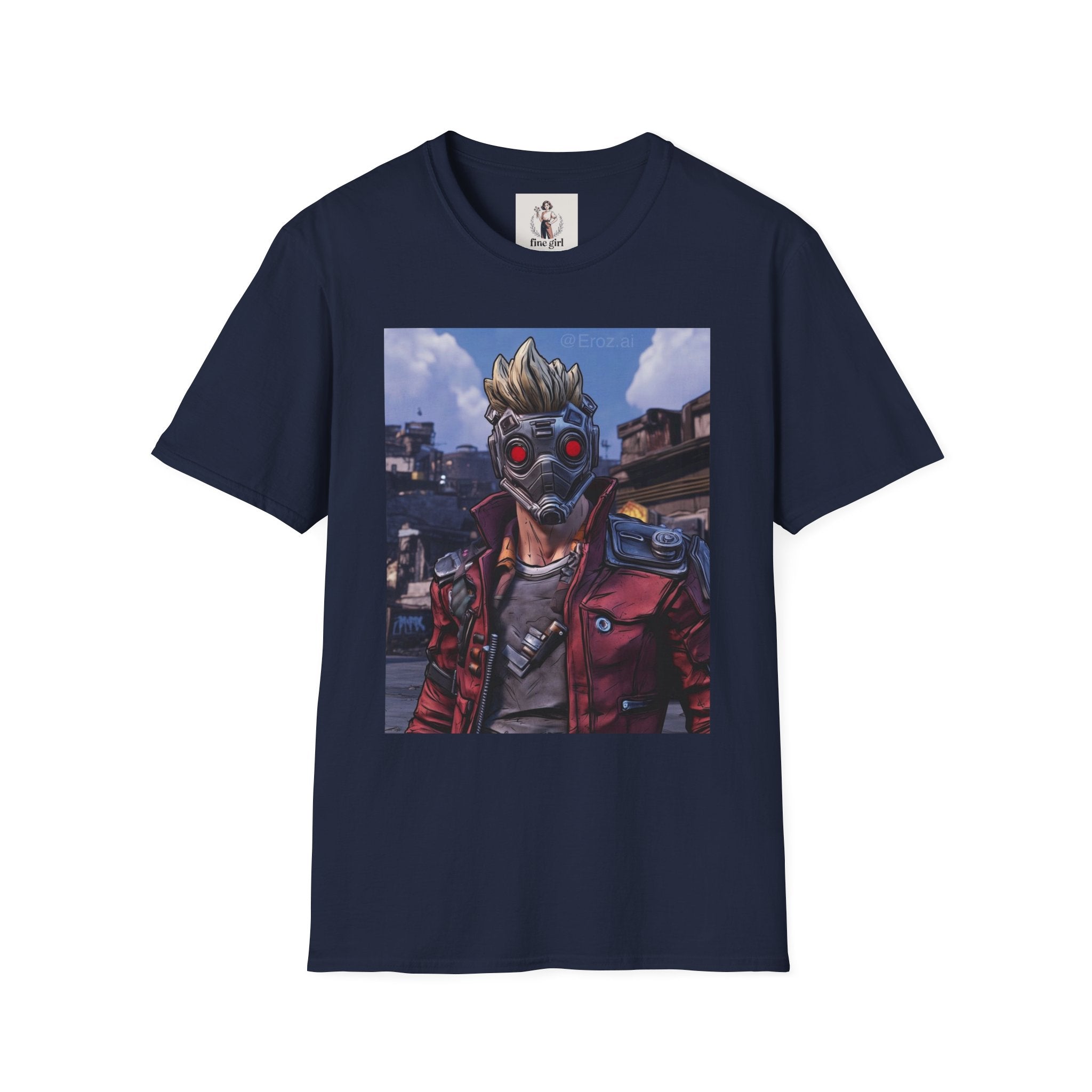 Star-Lord Superhero Marvel Unisex Softstyle T-Shirt, Comic Book Tee, Geeky Clothing, Cosplay Costume Top