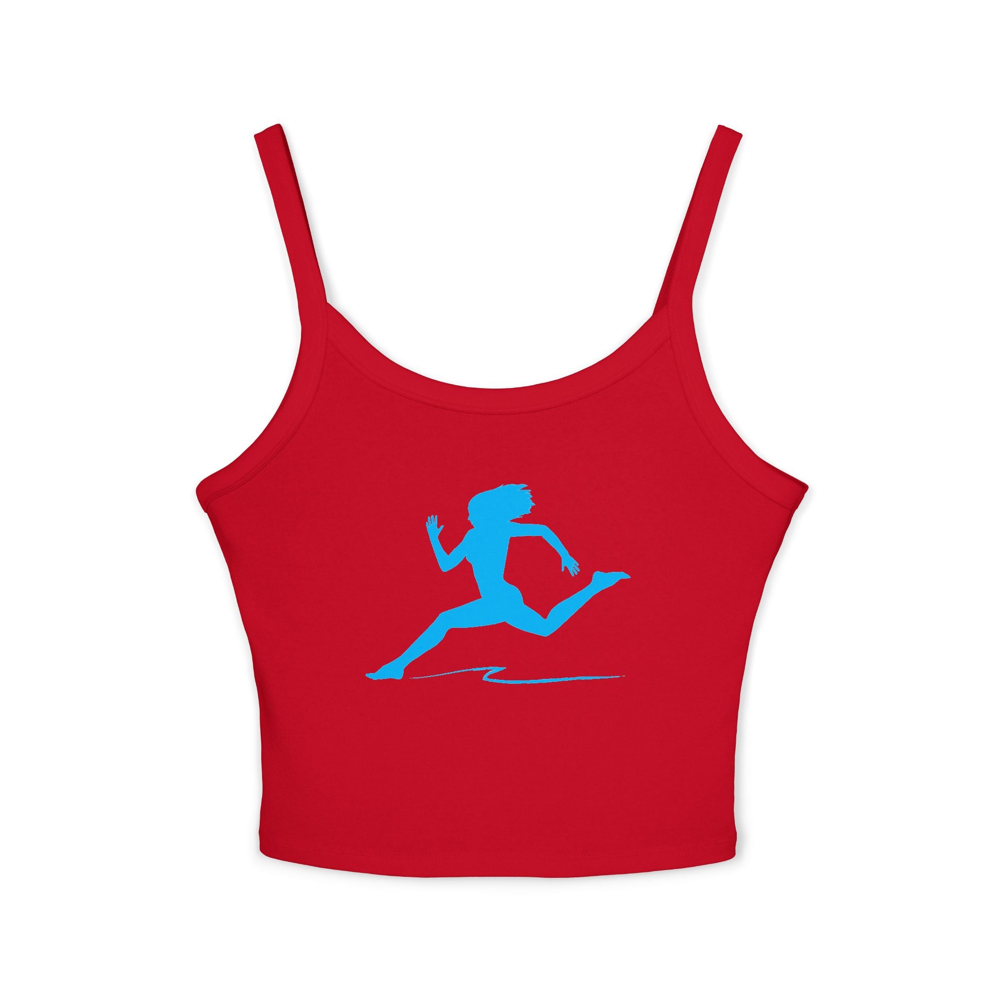 Running Woman Tank Top, Athletic Workout Top, Fitness Sleeveless Shirt, Jogging Muscle Tee, Exercise Gym Cami