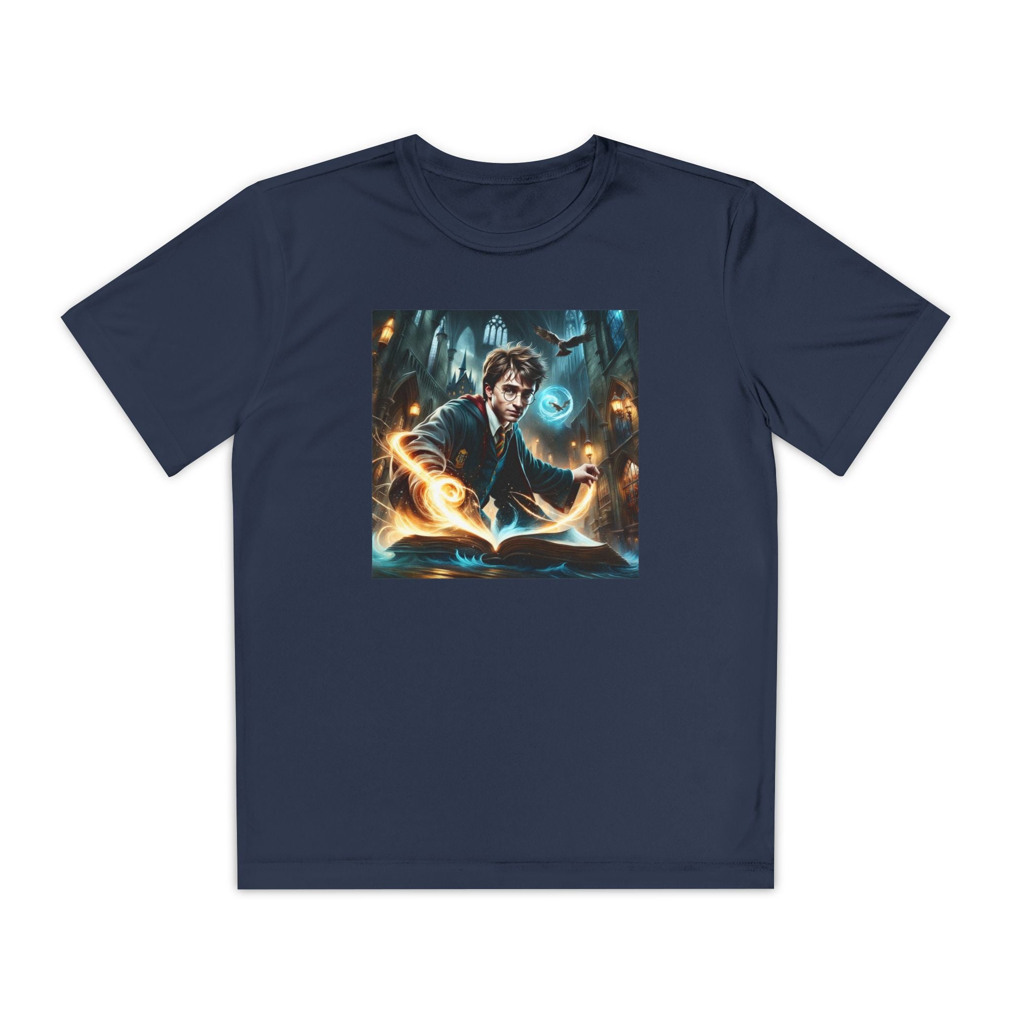 Youth Competitor Tee - Harry Potter, Wizard School Shirt, Magical Kids Top, Hogwarts Fan Gift, Sorcerer's Stone T-Shirt