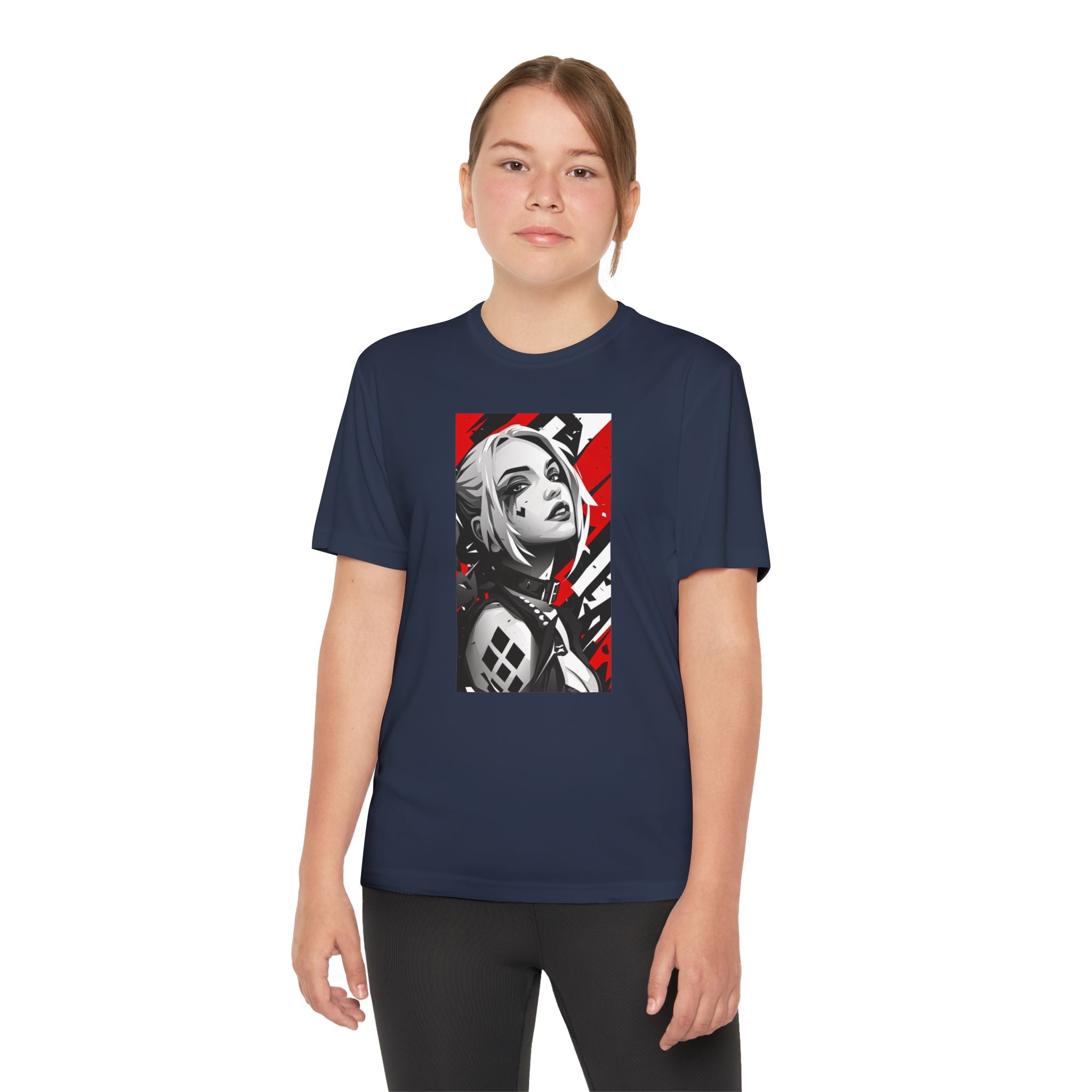 Superhero Youth T-Shirt Sports Graphic Tee, Cool Athletic Shirt for Kids