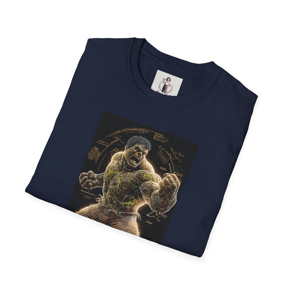 The Incredible Hulk Superhero Marvel Unisex Softstyle T-Shirt, Comic Book Tee, Geeky Clothing, Cosplay Costume Top