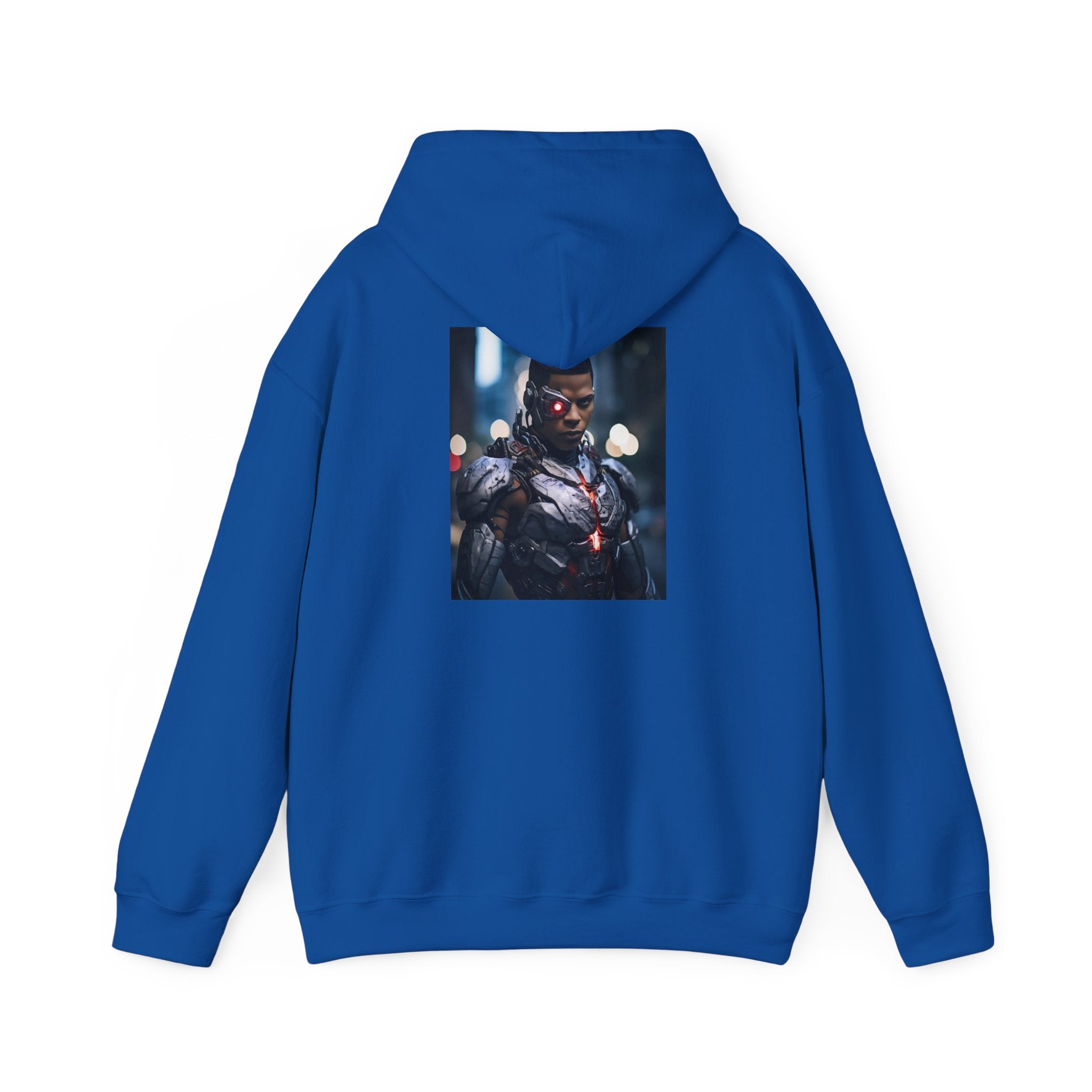 Hooded Sweatshirt - Cyborg Design