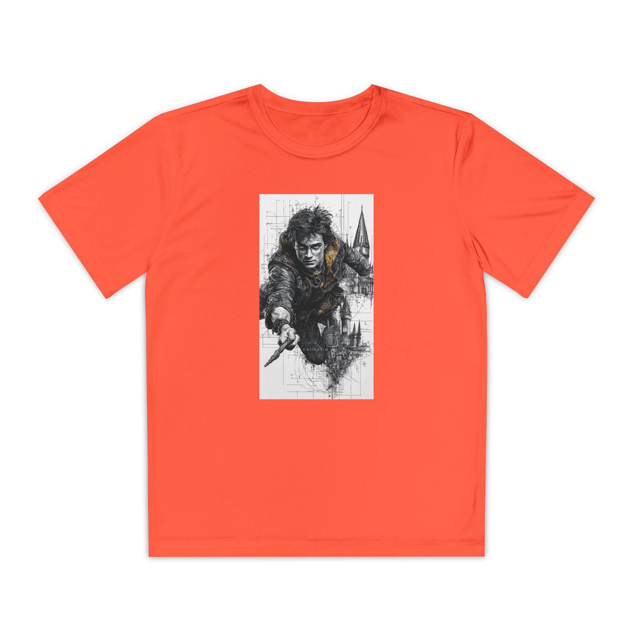 Youth Competitor Tee - Harry Potter, Wizard School Shirt, Magical Kids Top, Hogwarts Fan Gift, Sorcerer's Stone T-Shirt