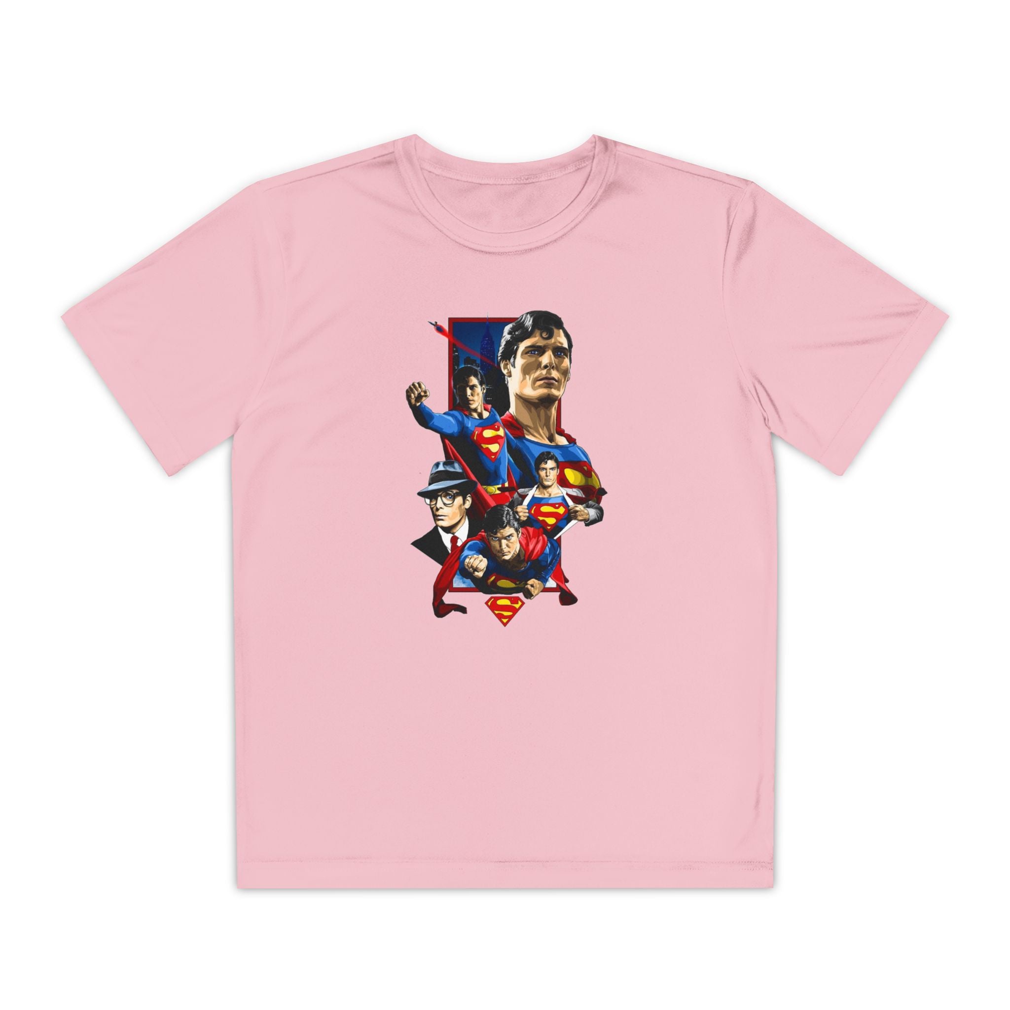 Superman Youth T-Shirt Sports Graphic Tee, Cool Athletic Shirt for Kids, Perfect for Sports Events, Team Spirit