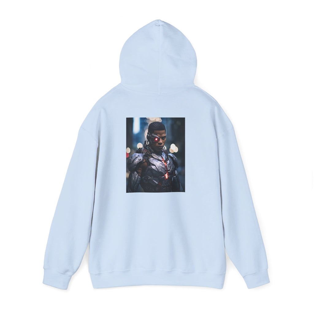 Hooded Sweatshirt - Cyborg Design