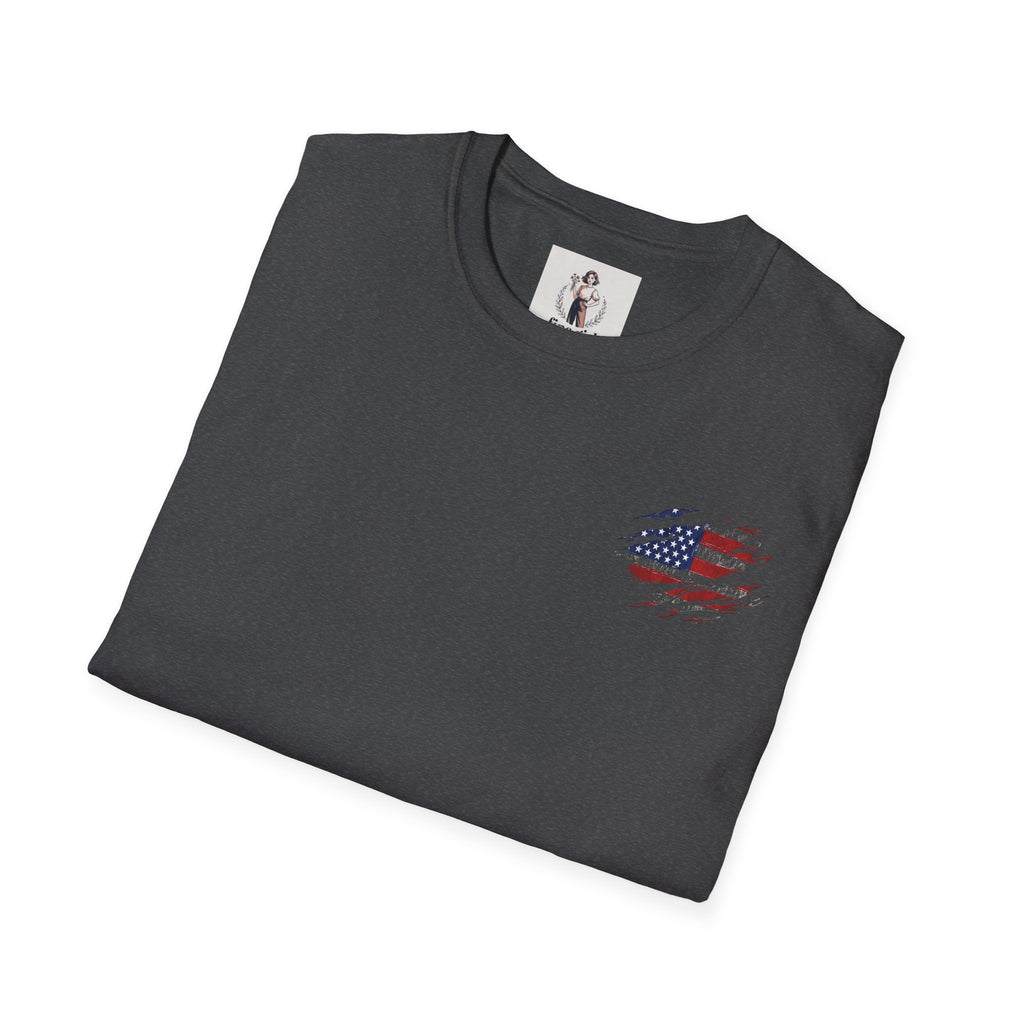 Paramedic Patriotic T-Shirt - USA Flag Tee, Fourth of July Shirt, American Pride Top, Independence Day Apparel, Red White Blue