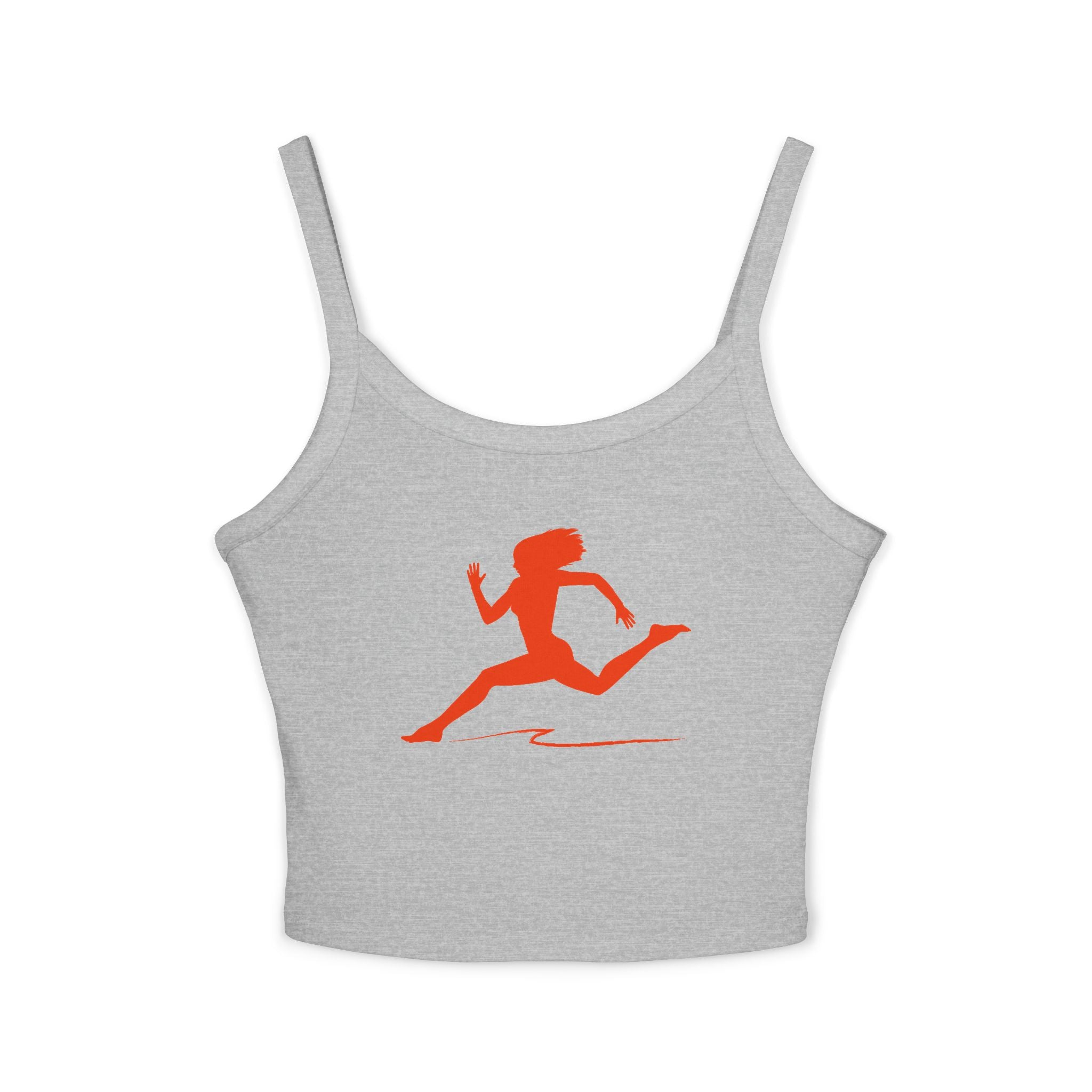 Running Woman Tank Top, Athletic Workout Top, Fitness Sleeveless Shirt, Jogging Muscle Tee, Exercise Gym Cami