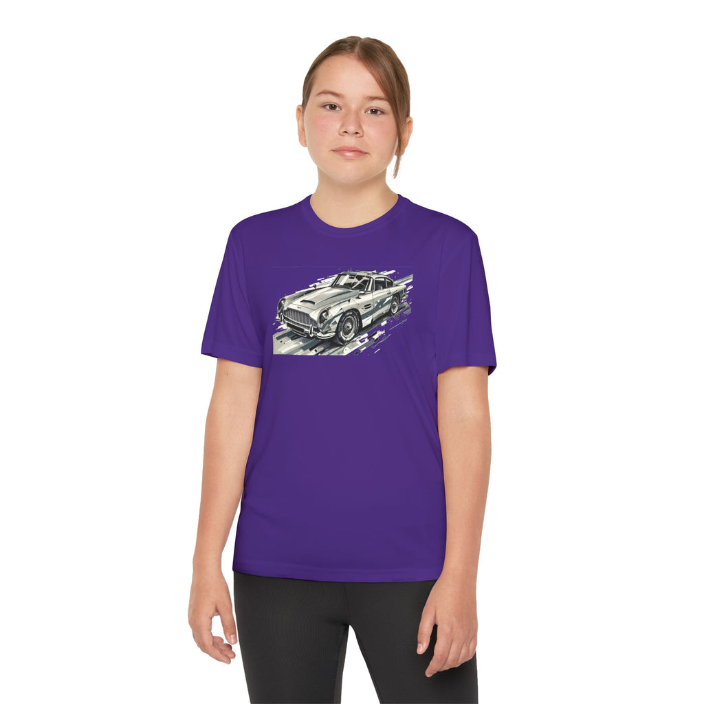 Aston Martin Youth T-Shirt Sports Graphic Tee, Cool Athletic Shirt for Kids, Perfect for Sports Events, Team Spirit