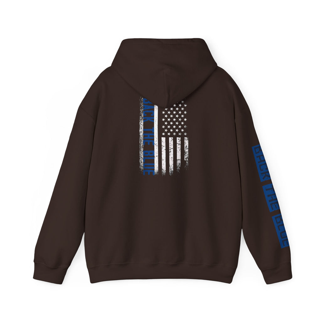 Patriotic Hoodie - Thin Blue Line Unisex Blend