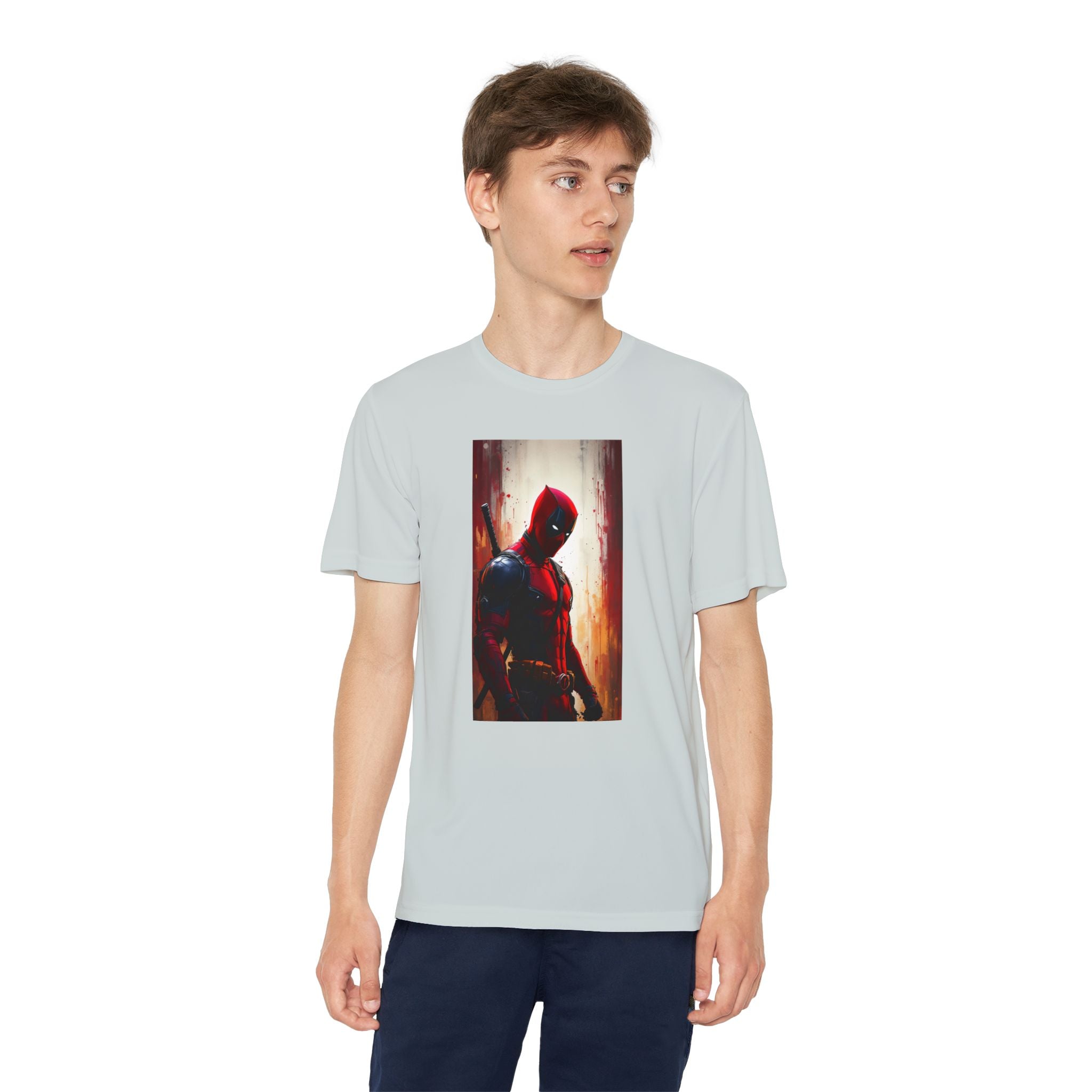 Deadpool Superhero Marvel Patriotic, Kids Graphic T-Shirt, Boys Hero Top, Girls Comic Book Clothing, Birthday