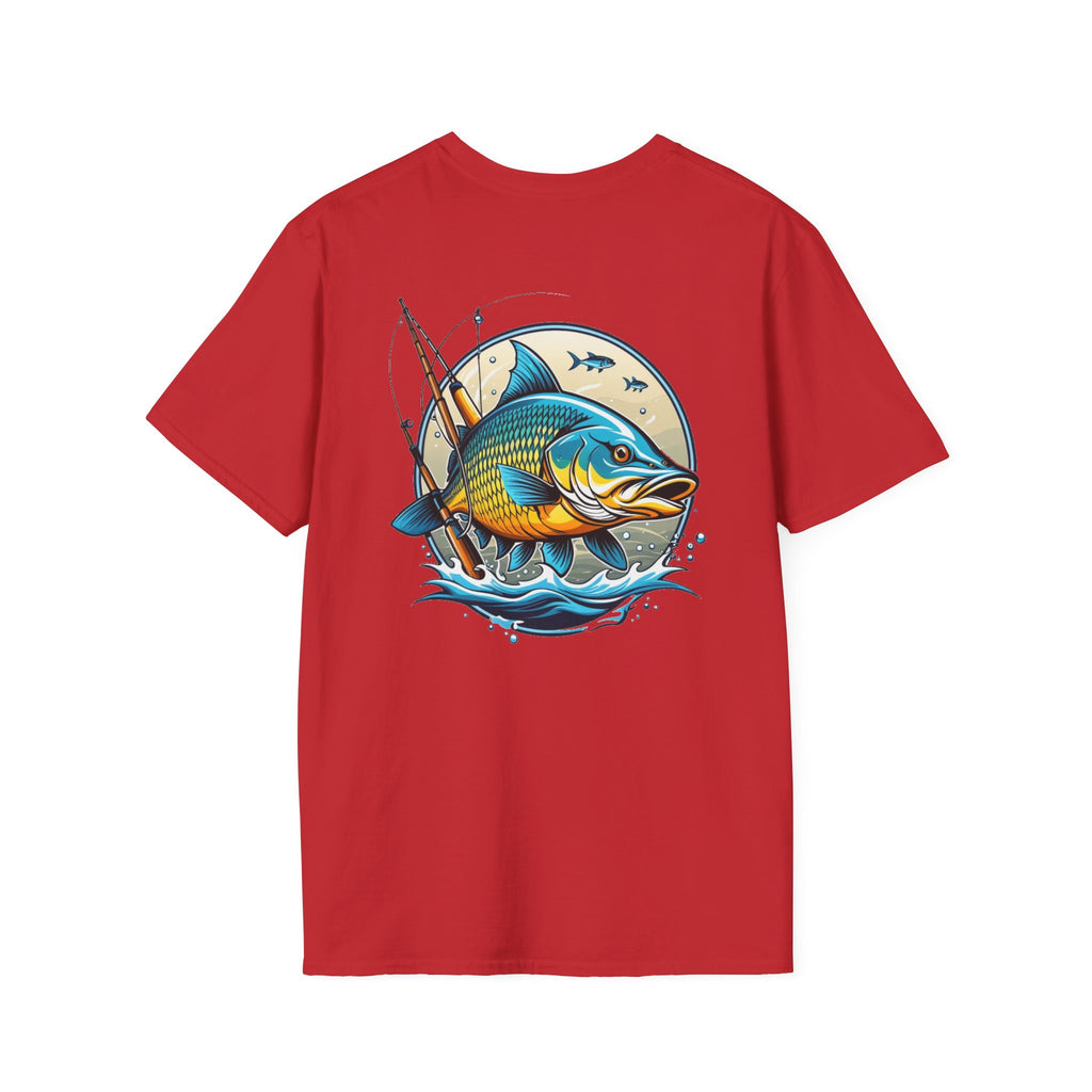 Patriotic Fishing Tshirt, American Flag Tee, 4th of July Shirt, USA Independence Day Top, Patriotic Graphic Tee, Unisex Patriotic