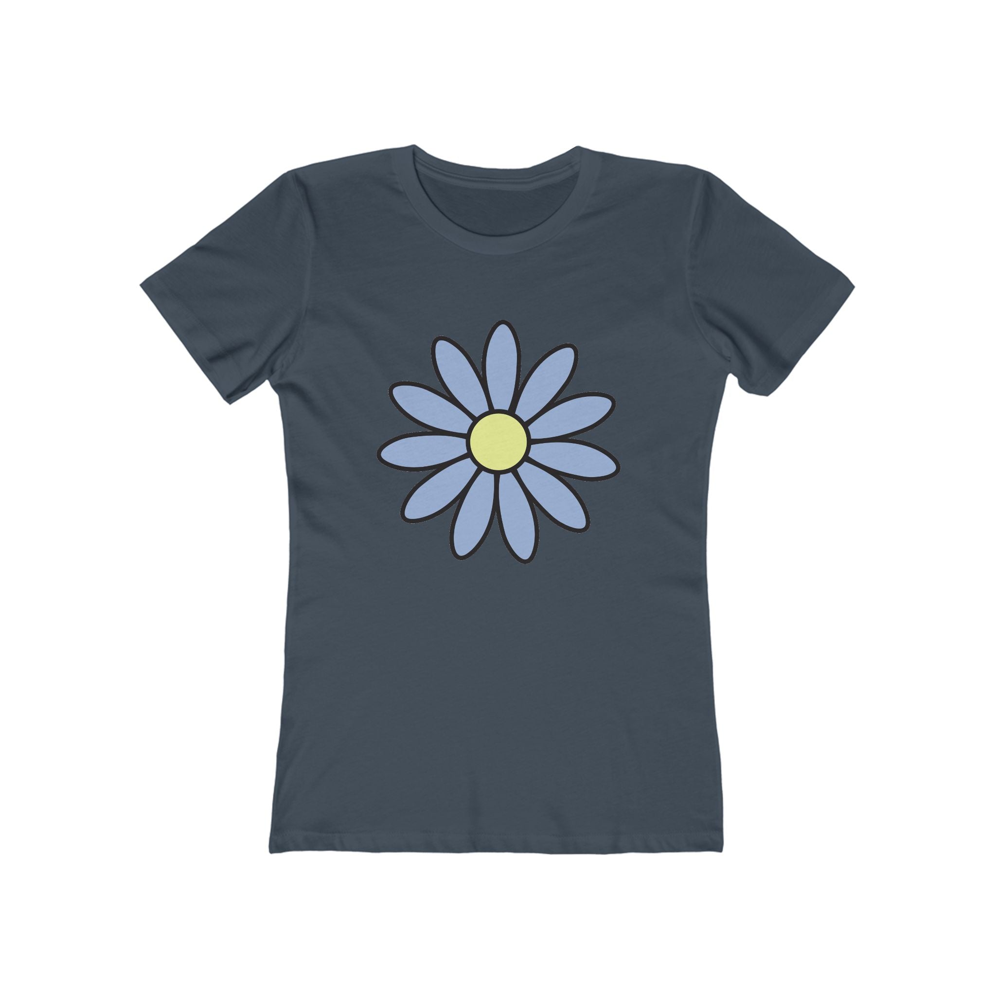 Flower Women's Tshirt, Floral Graphic Tee, Casual Top for Her, Spring Blossom Shirt, Botanical Print Blouse