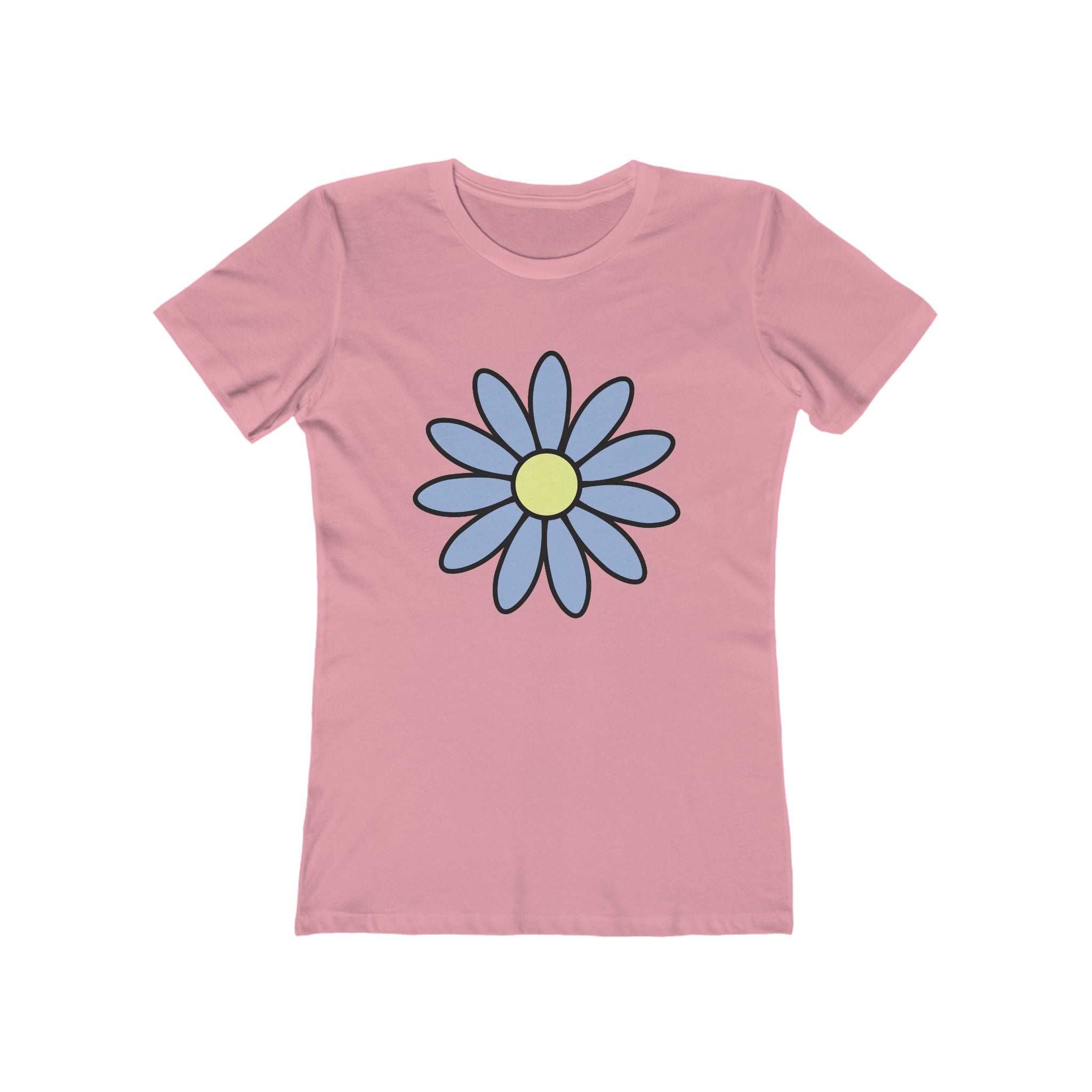 Flower Women's Tshirt, Floral Graphic Tee, Casual Top for Her, Spring Blossom Shirt, Botanical Print Blouse