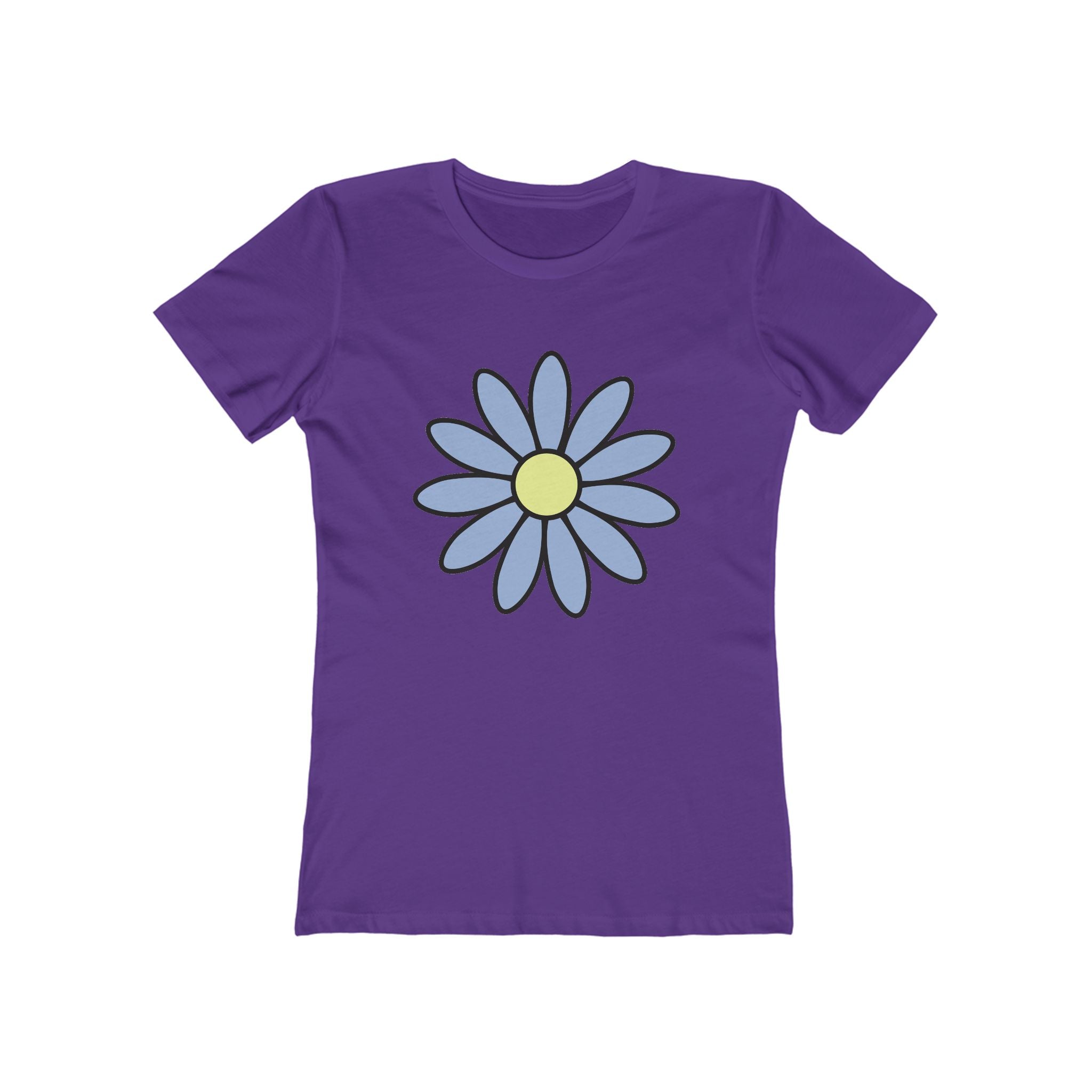 Flower Women's Tshirt, Floral Graphic Tee, Casual Top for Her, Spring Blossom Shirt, Botanical Print Blouse