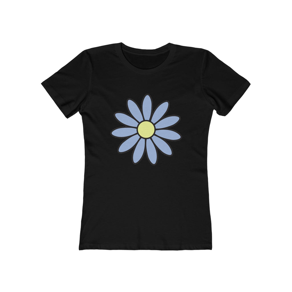 Flower Women's Tshirt, Floral Graphic Tee, Casual Top for Her, Spring Blossom Shirt, Botanical Print Blouse