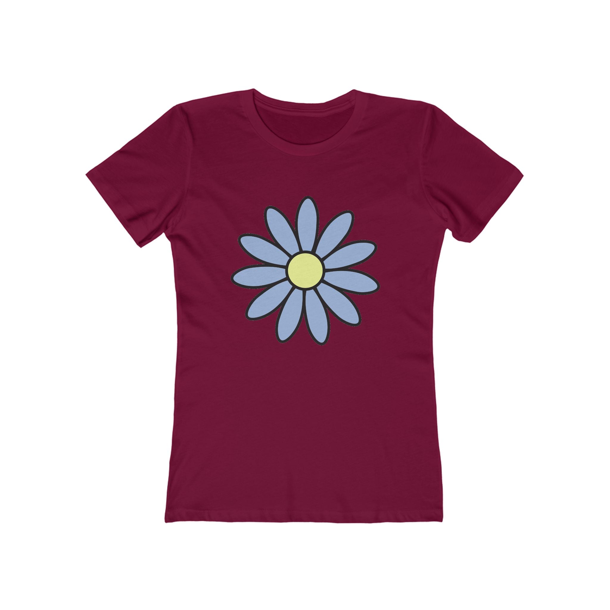 Flower Women's Tshirt, Floral Graphic Tee, Casual Top for Her, Spring Blossom Shirt, Botanical Print Blouse