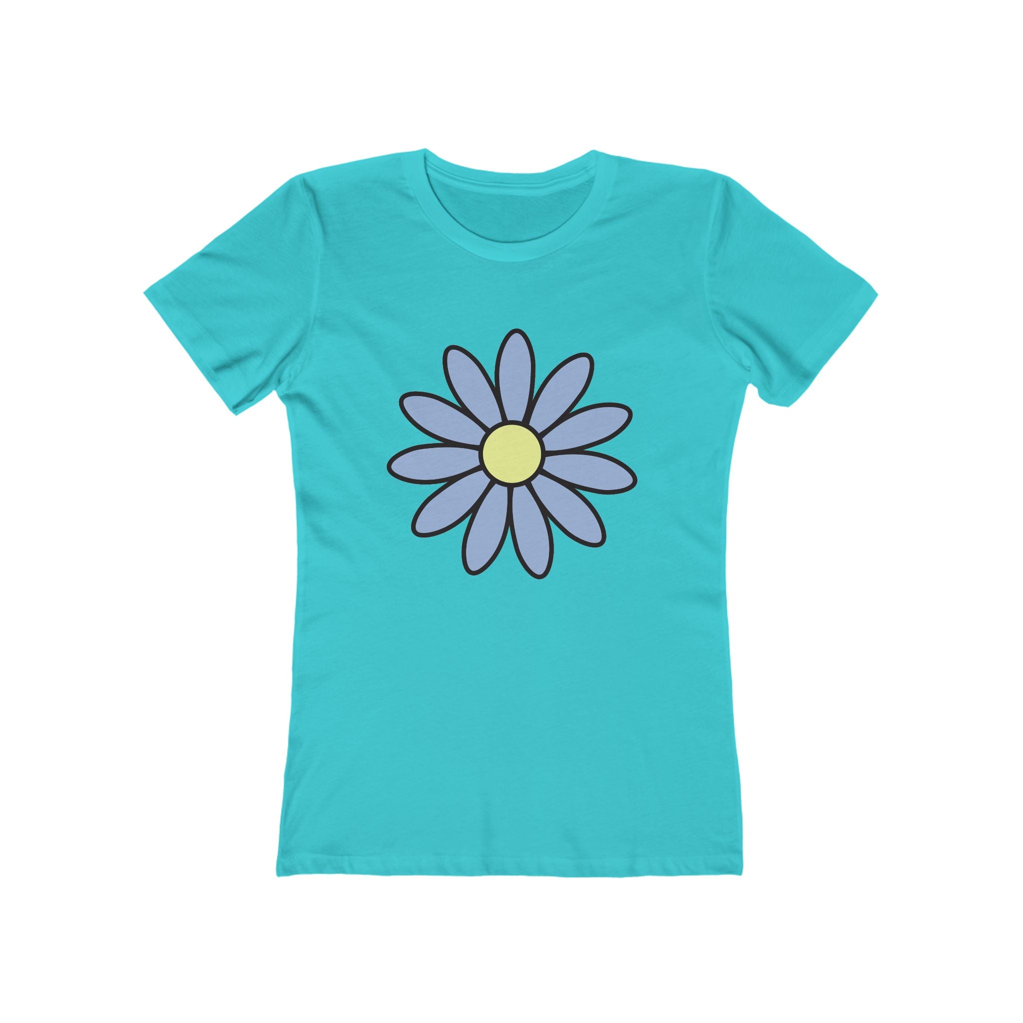 Flower Women's Tshirt, Floral Graphic Tee, Casual Top for Her, Spring Blossom Shirt, Botanical Print Blouse