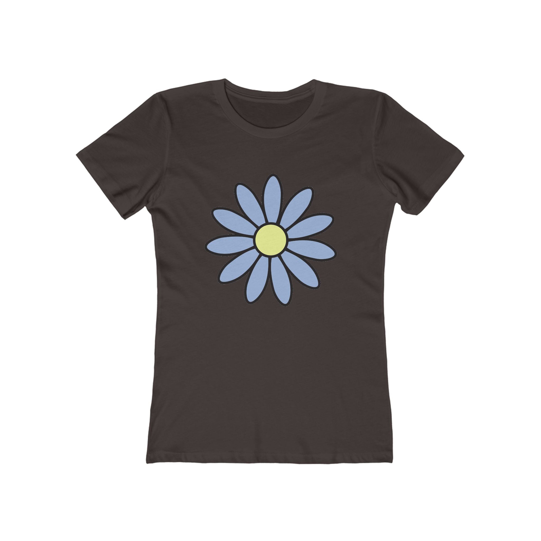 Flower Women's Tshirt, Floral Graphic Tee, Casual Top for Her, Spring Blossom Shirt, Botanical Print Blouse