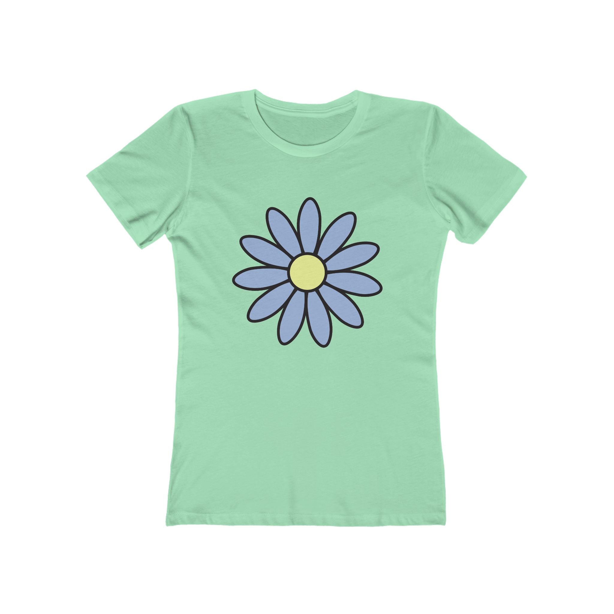 Flower Women's Tshirt, Floral Graphic Tee, Casual Top for Her, Spring Blossom Shirt, Botanical Print Blouse