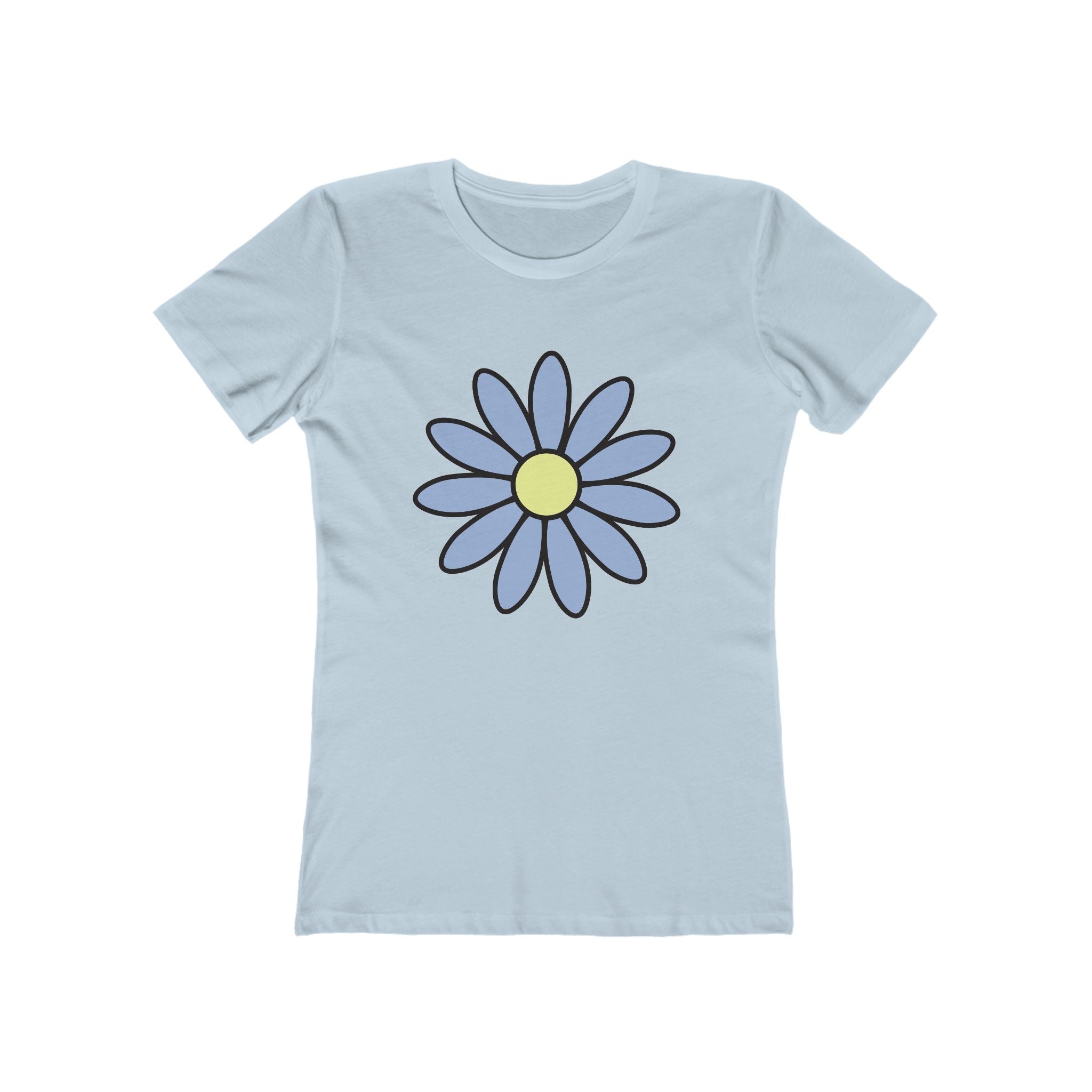 Flower Women's Tshirt, Floral Graphic Tee, Casual Top for Her, Spring Blossom Shirt, Botanical Print Blouse