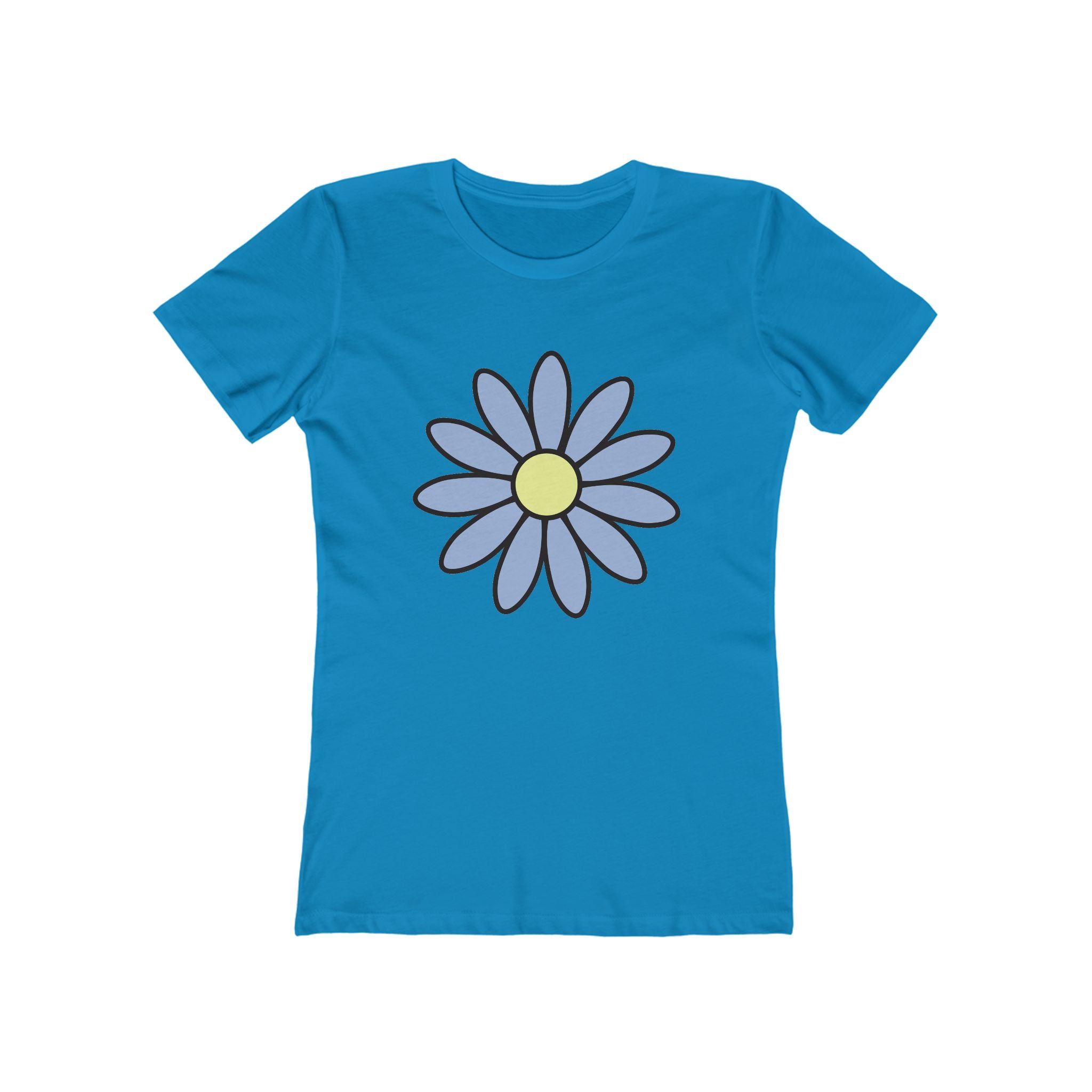 Flower Women's Tshirt, Floral Graphic Tee, Casual Top for Her, Spring Blossom Shirt, Botanical Print Blouse