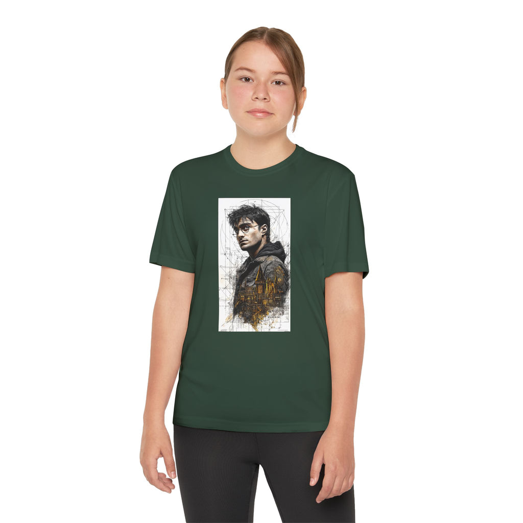 Youth Competitor Tee - Harry Potter, Wizard School Shirt, Magical Kids Top, Hogwarts Fan Gift, Sorcerer's Stone T-Shirt