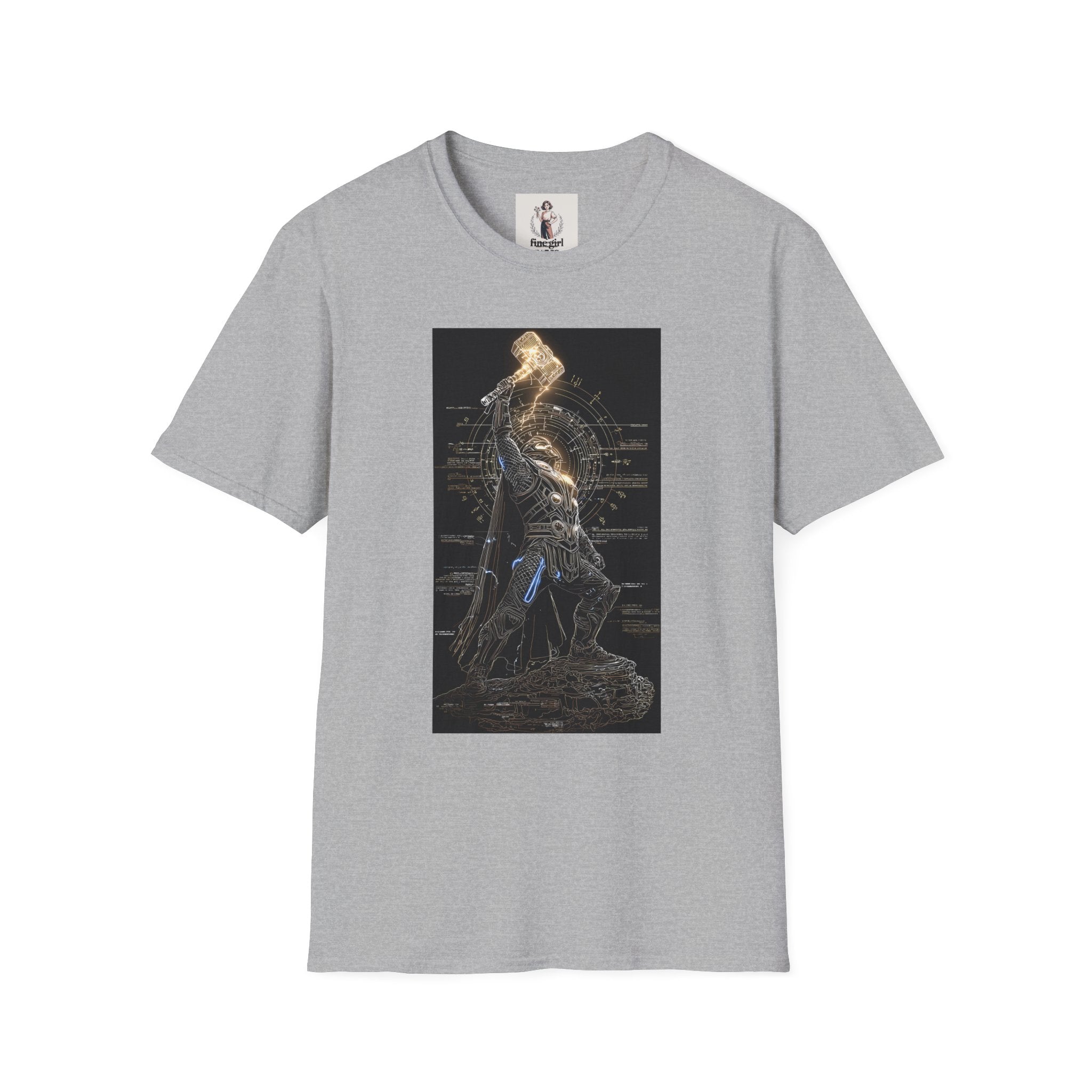 Thor Superhero Marvel Unisex Softstyle T-Shirt, Comic Book Tee, Geeky Clothing, Cosplay Costume Top