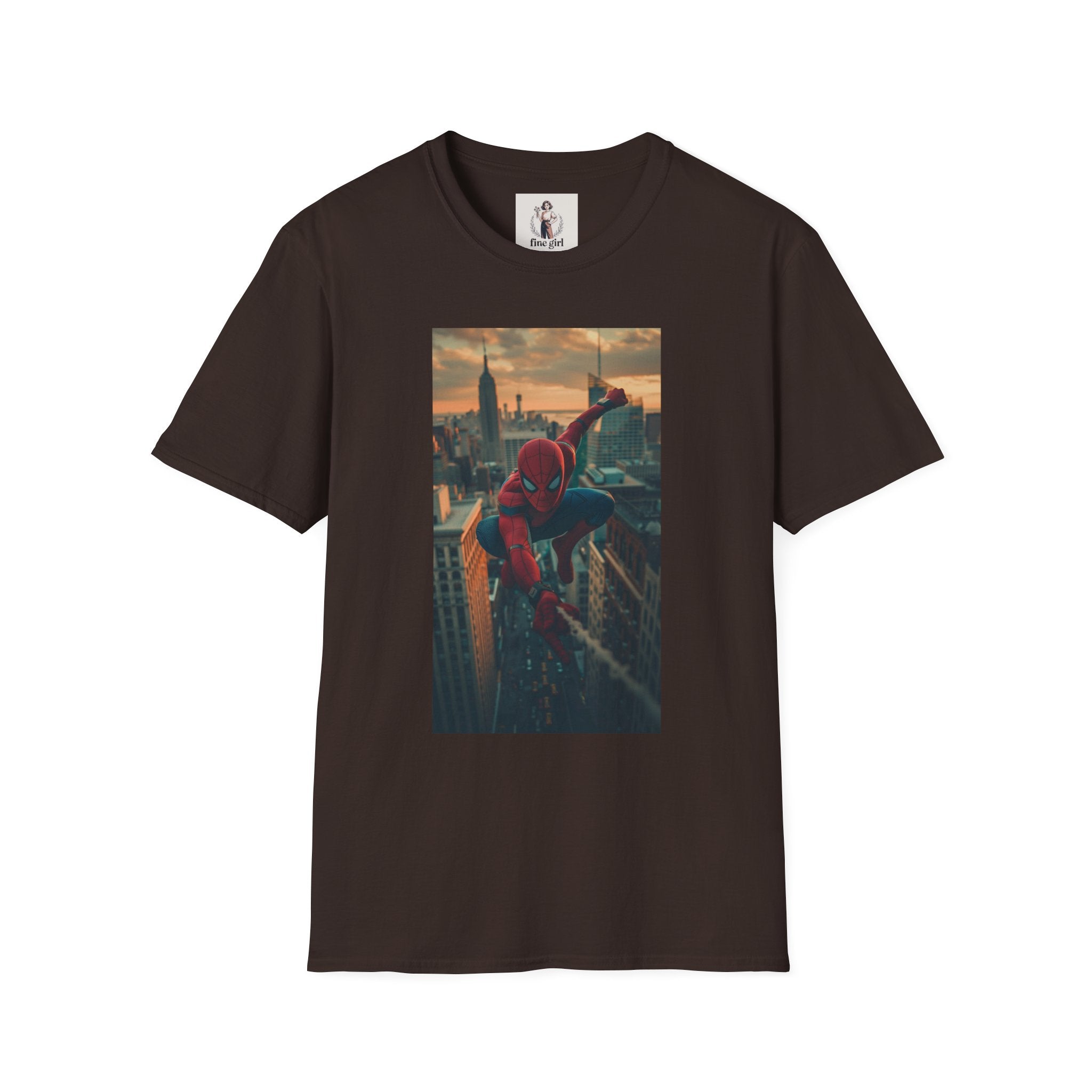 Spiderman Superhero Marvel Unisex Softstyle T-Shirt, Comic Book Tee, Geeky Clothing, Cosplay Costume Top