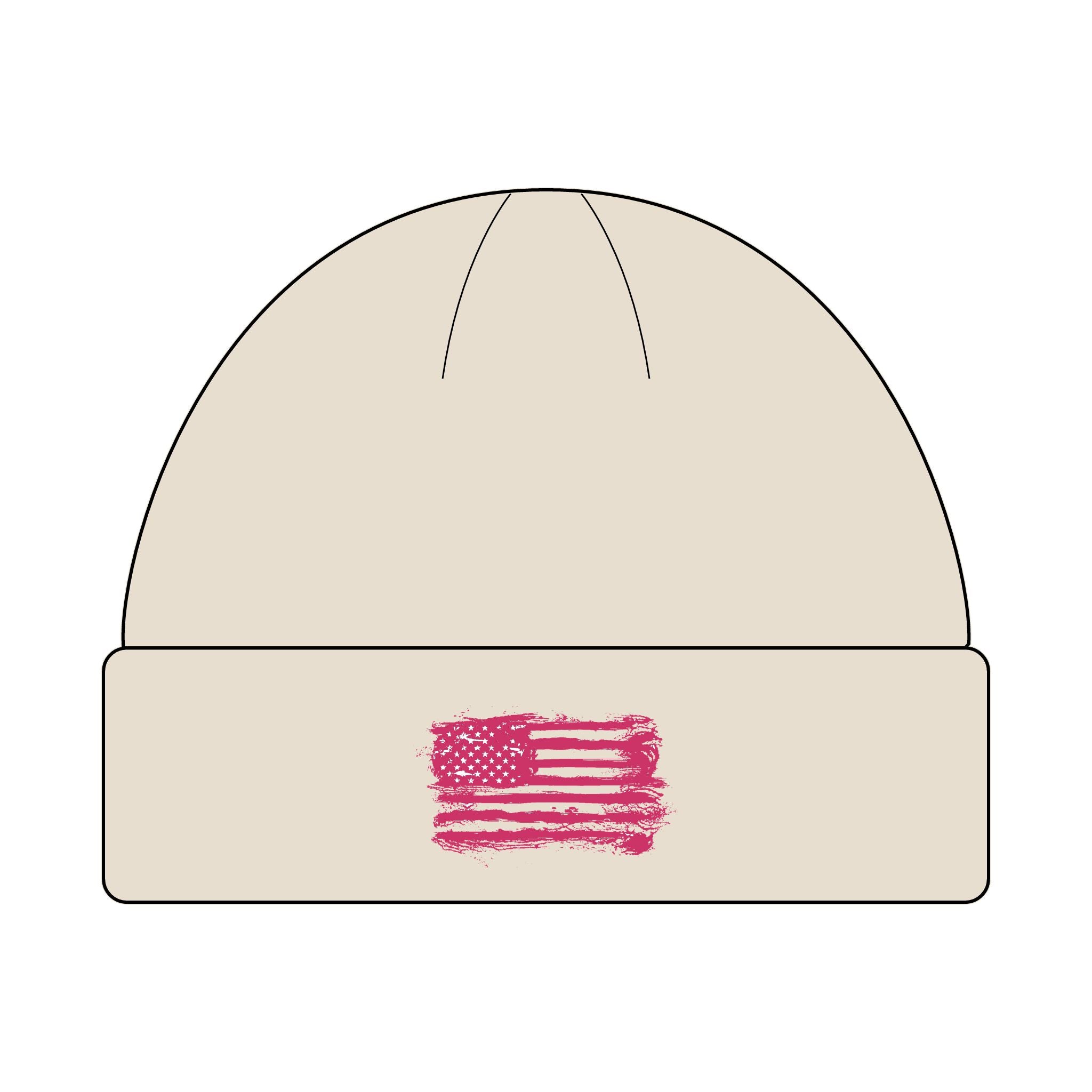 Patriotic Beanie, USA Flag Hat, Winter Cap, Knit Beanie, Red White Blue Skull Cap, American Flag Toboggan