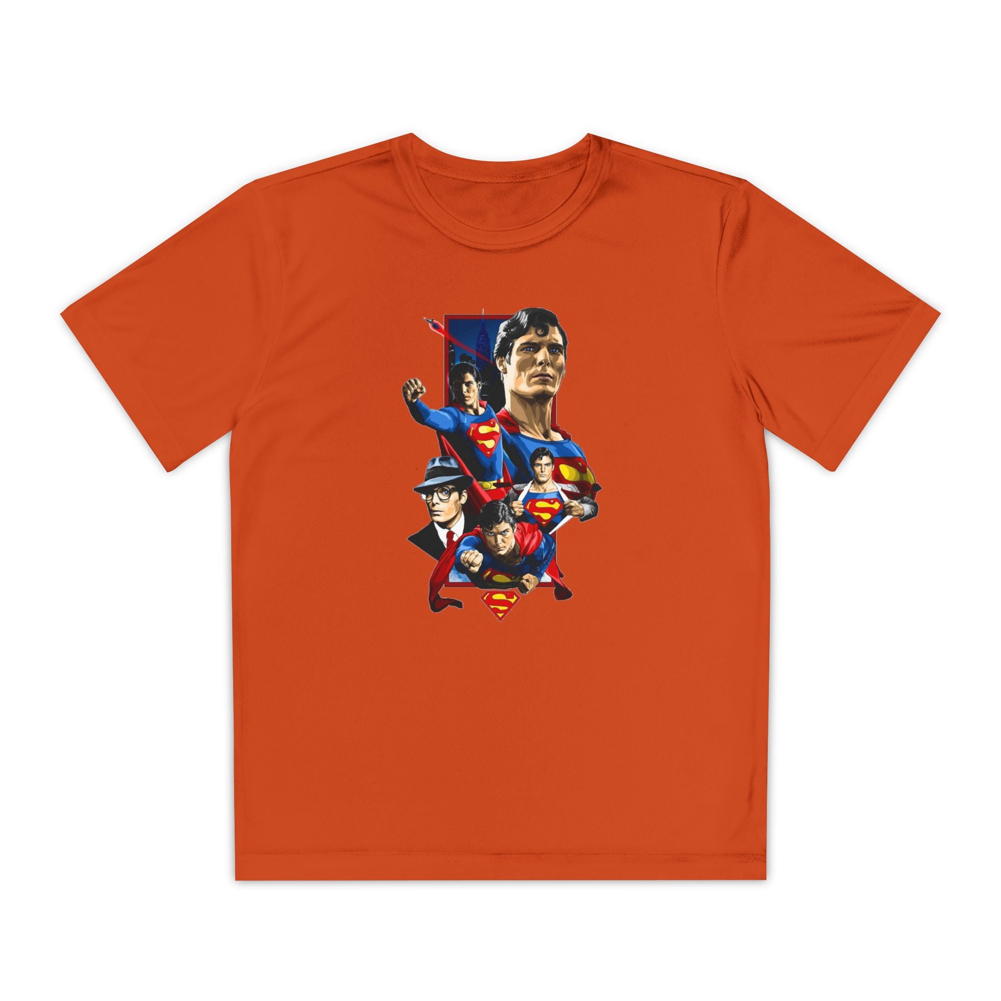 Superman Youth T-Shirt Sports Graphic Tee, Cool Athletic Shirt for Kids, Perfect for Sports Events, Team Spirit