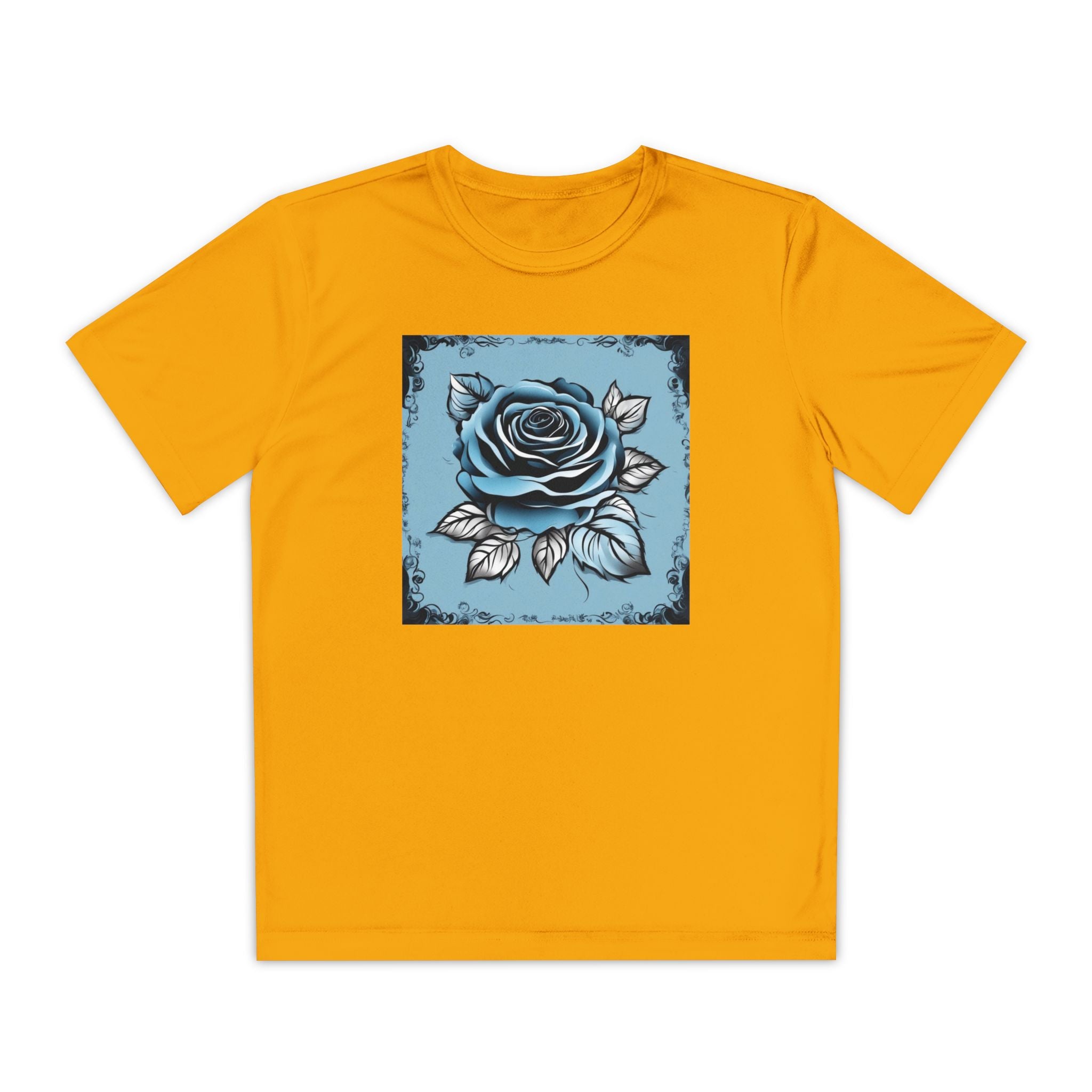 Flower Youth Tshirt, Girls Floral Tee, Kids Spring Shirt, Children's Botanical Top, Teen Blossom T-Shirt