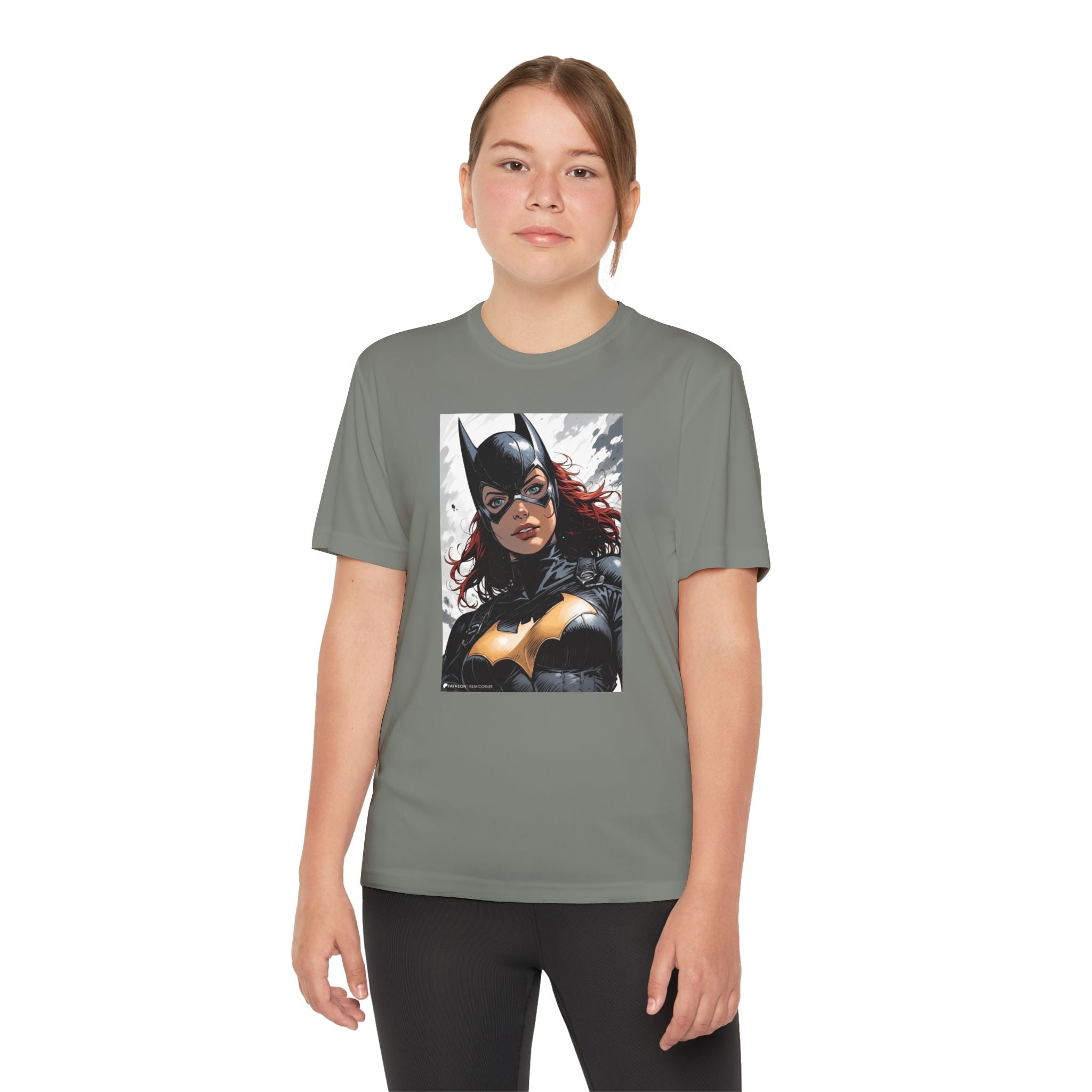 Superhero Youth T-Shirt Sports Graphic Tee, Cool Athletic Shirt for Kids