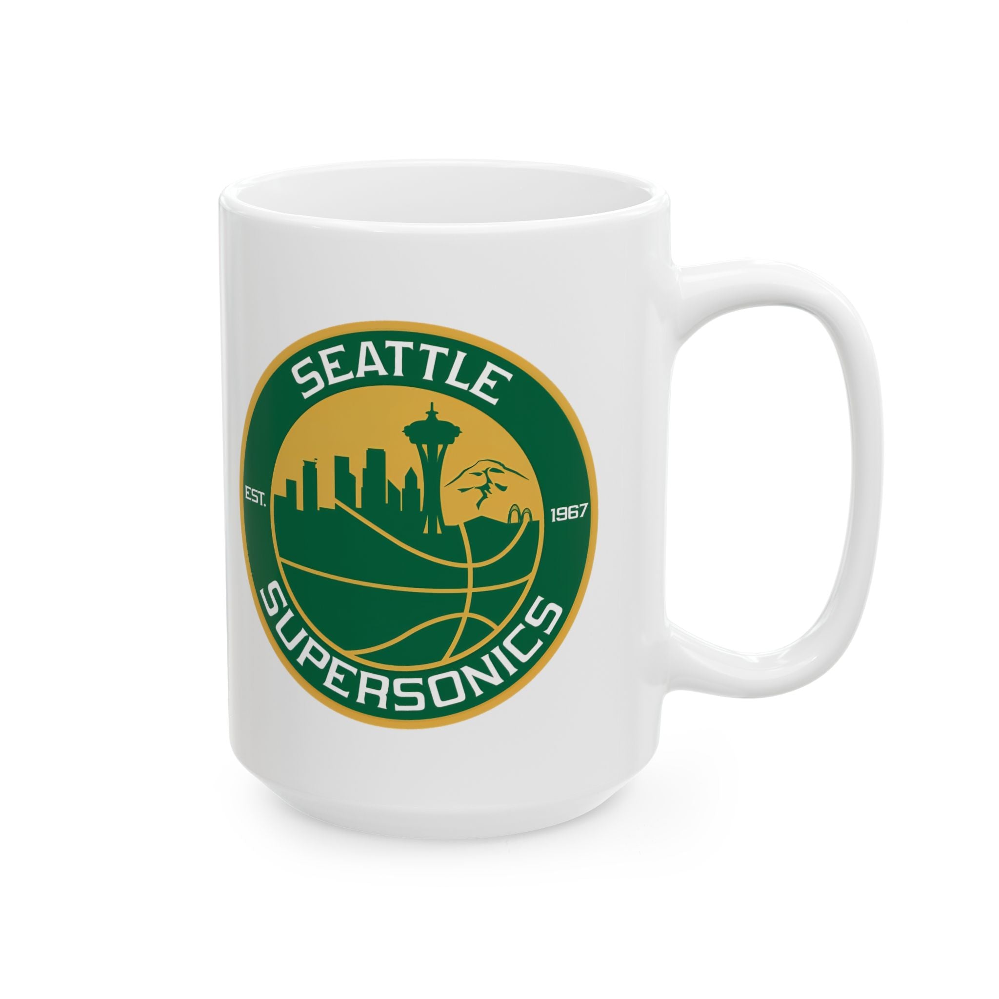 The Seattle SuperSonics Basketball Coffee & Tea Mug