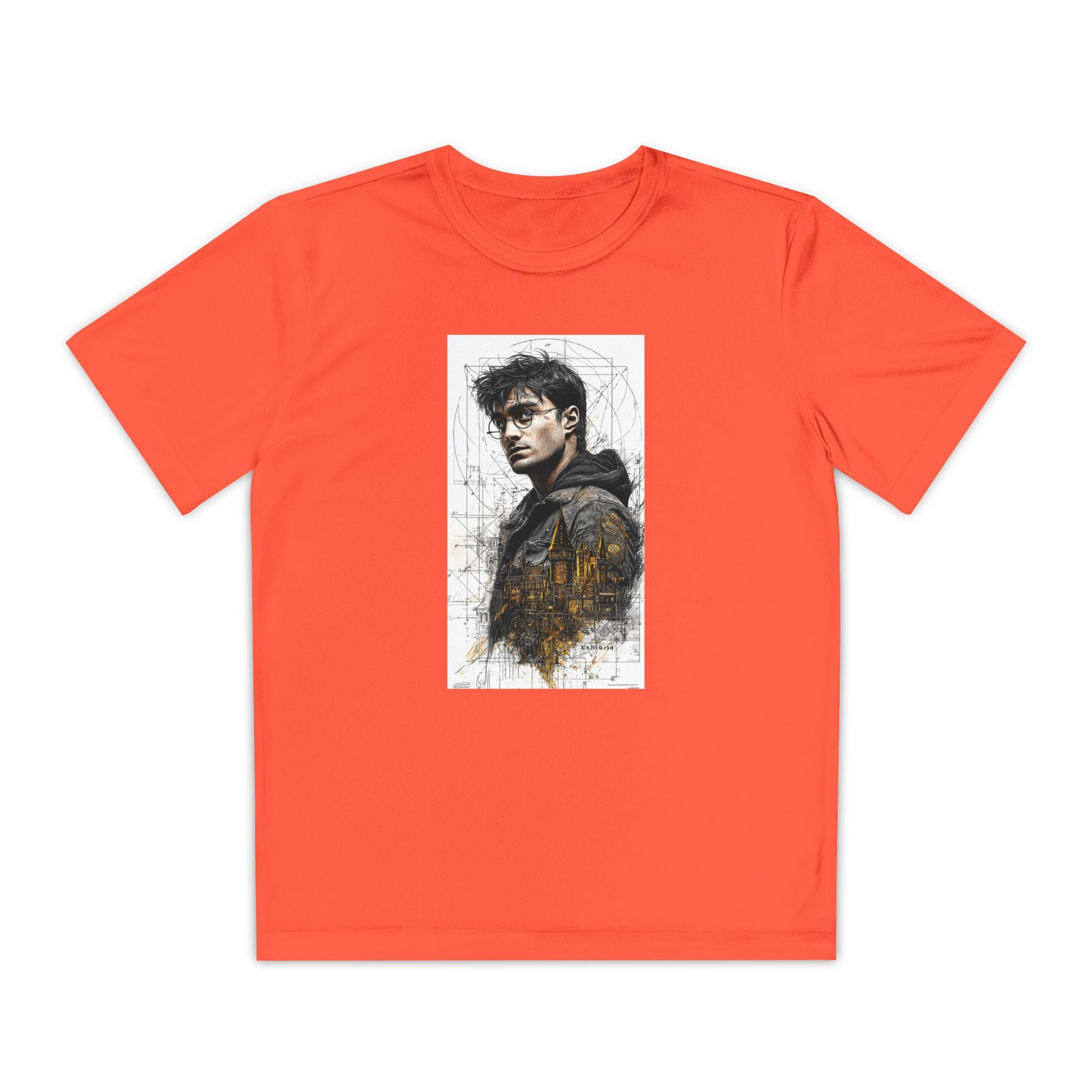 Youth Competitor Tee - Harry Potter, Wizard School Shirt, Magical Kids Top, Hogwarts Fan Gift, Sorcerer's Stone T-Shirt