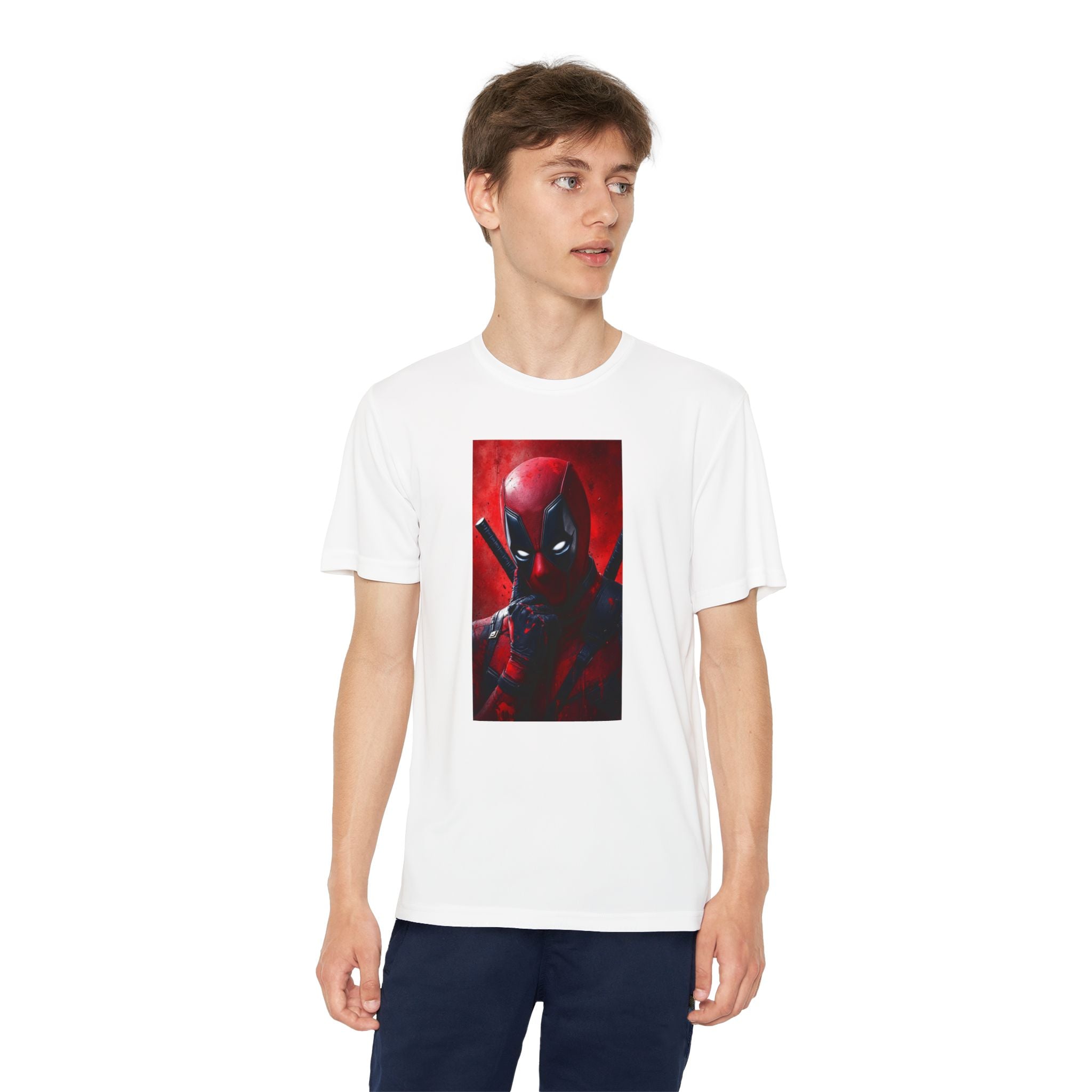 Deadpool Superhero Marvel Patriotic, Kids Graphic T-Shirt, Boys Hero Top, Girls Comic Book Clothing, Birthday