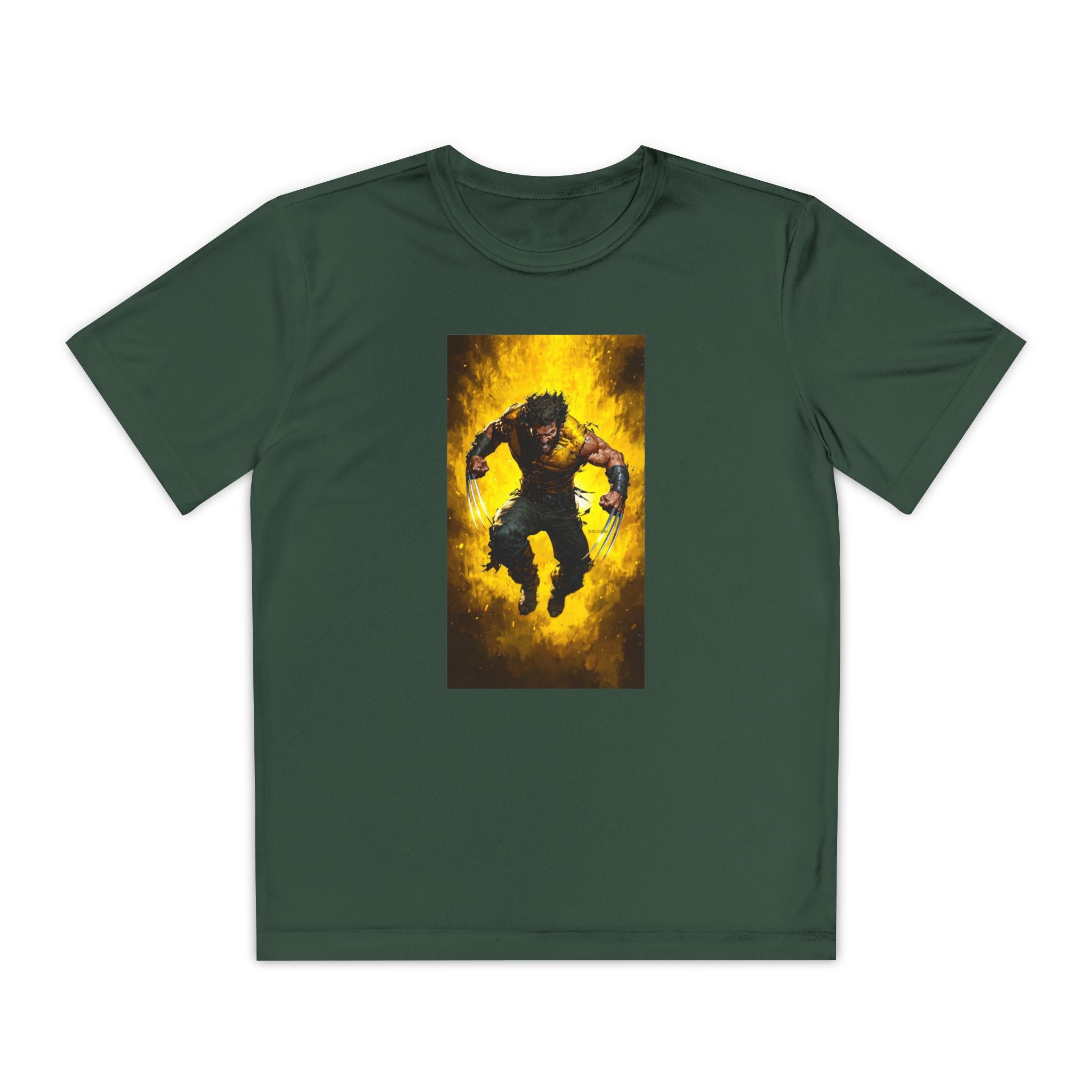 Wolverine Superhero Marvel Patriotic, Kids Graphic T-Shirt, Boys Hero Top, Girls Comic Book Clothing, Birthday
