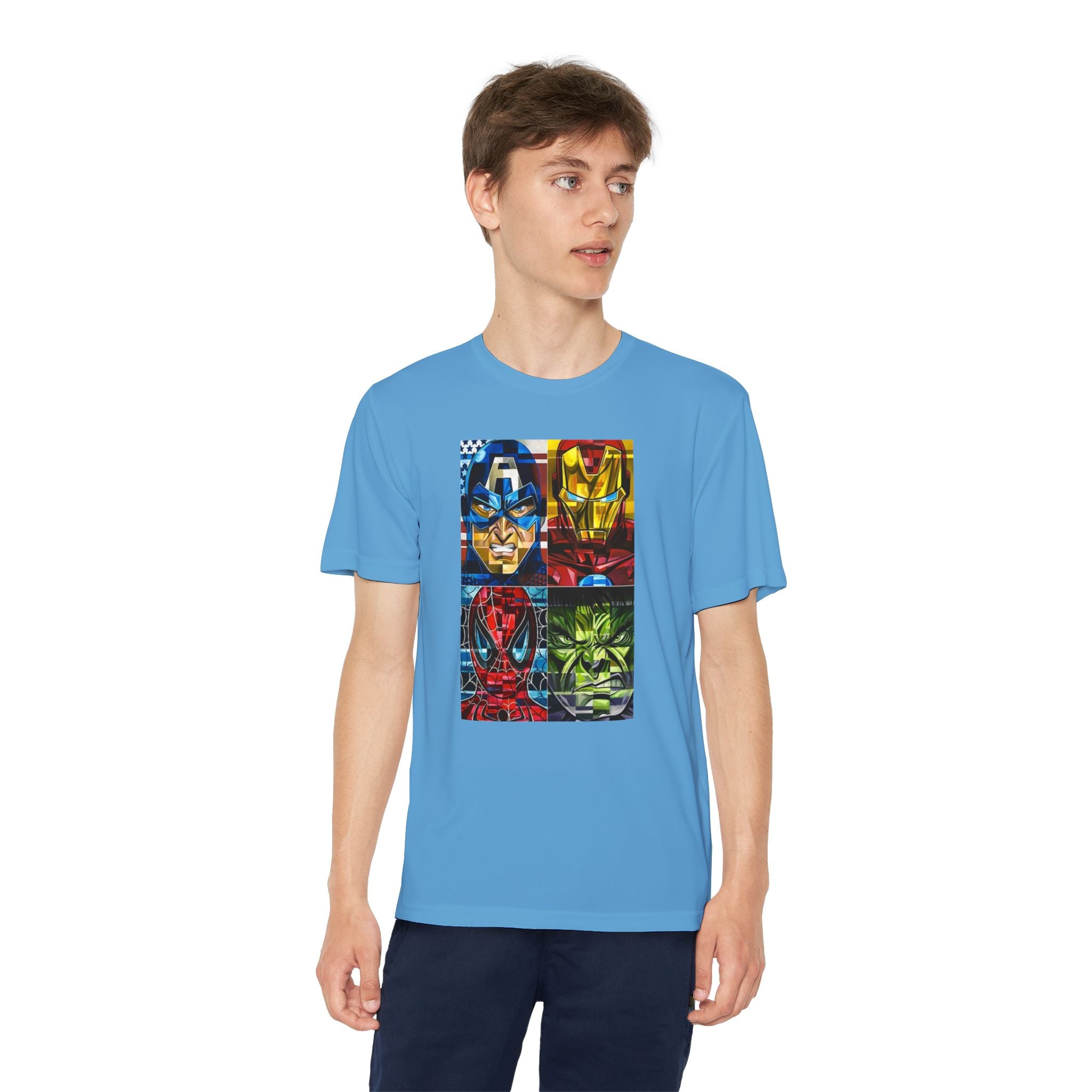 Advengers Youth T-Shirt Sports Graphic Tee, Cool Athletic Shirt for Kids, Perfect for Sports Events, Team Spirit