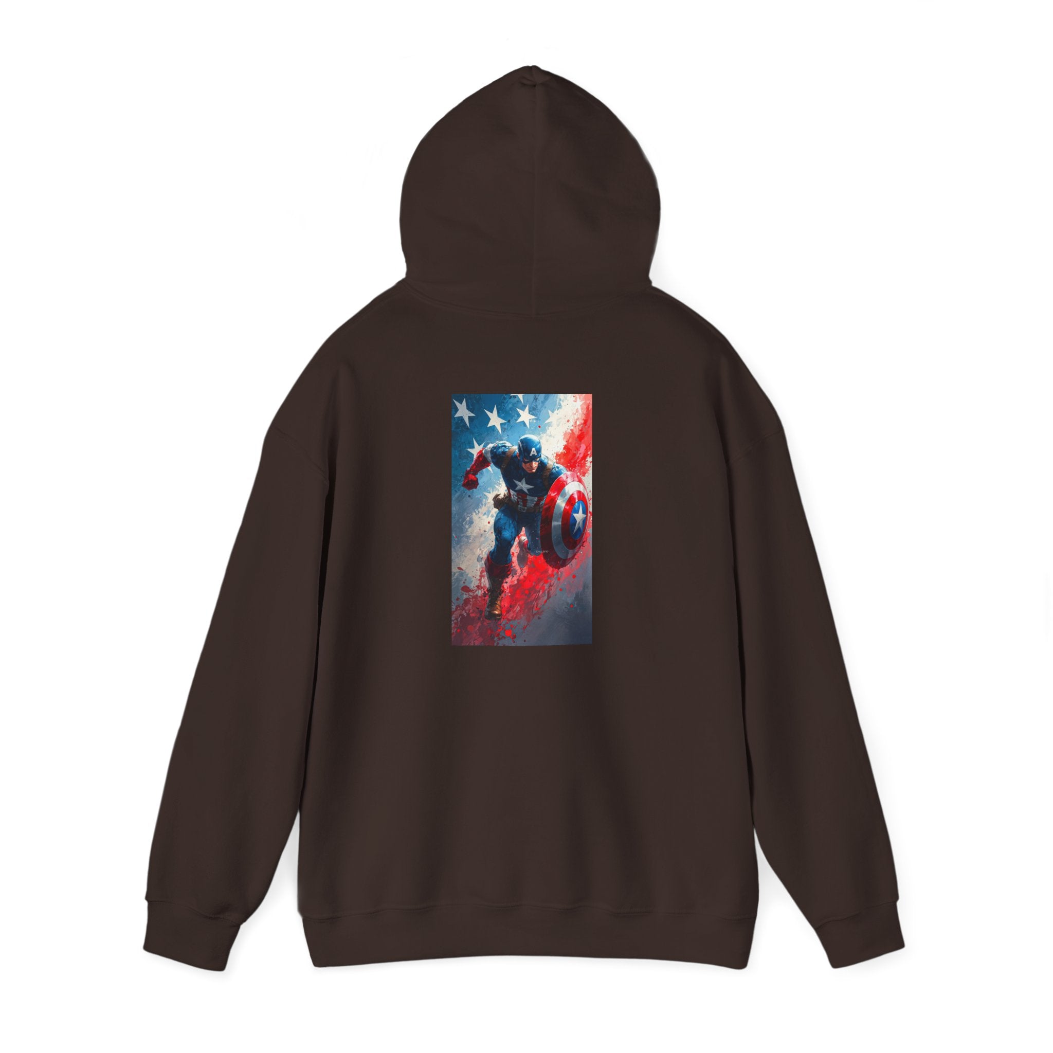Hooded Sweatshirt - Captain America Design