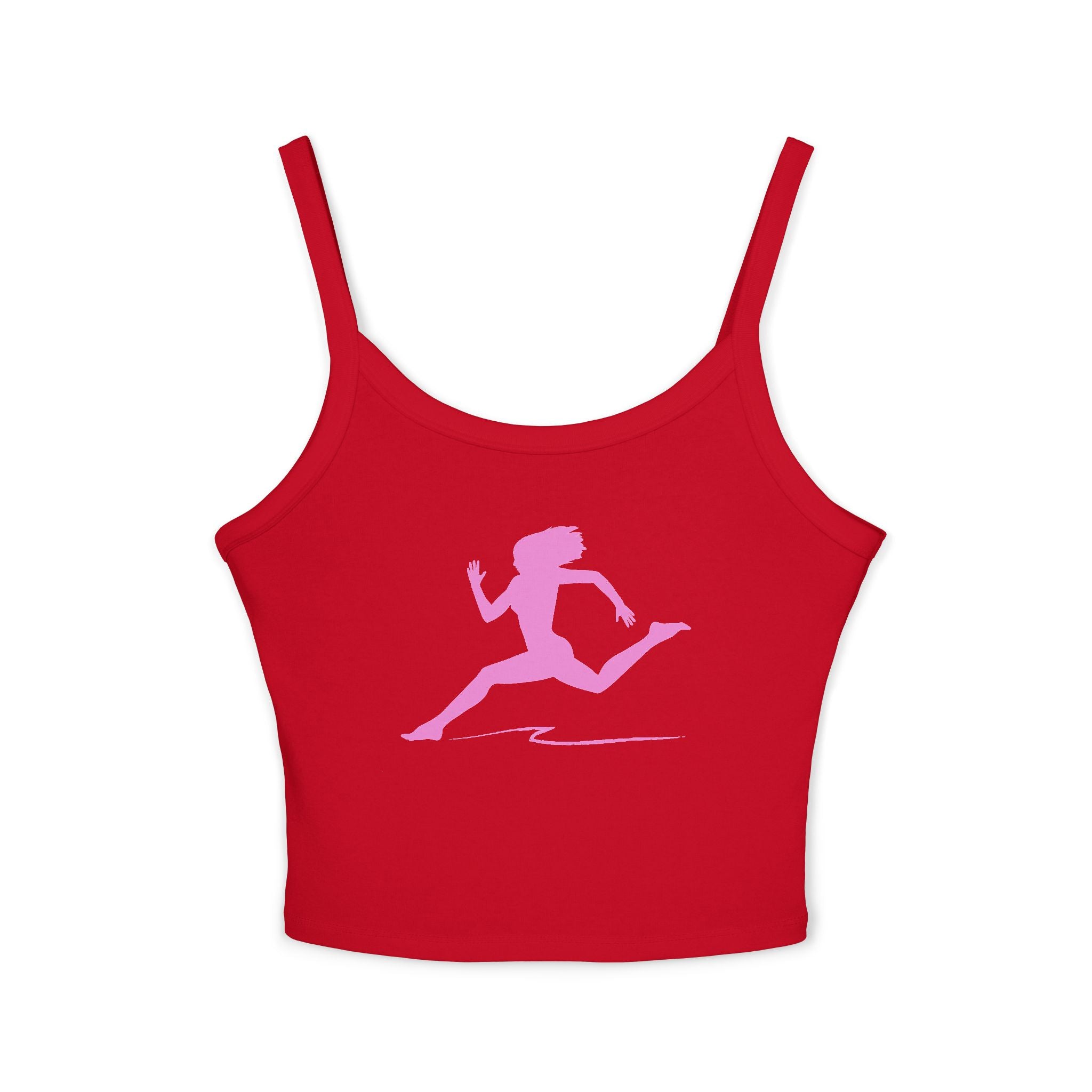 Running Woman Tank Top, Athletic Workout Top, Fitness Sleeveless Shirt, Jogging Muscle Tee, Exercise Gym Cami