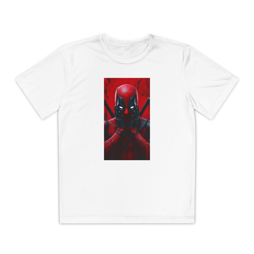 Deadpool Superhero Marvel Patriotic, Kids Graphic T-Shirt, Boys Hero Top, Girls Comic Book Clothing, Birthday