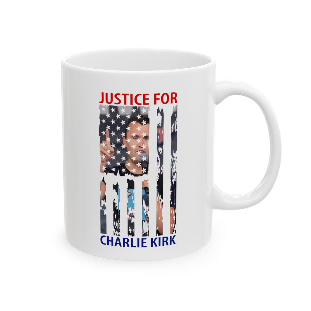 Charlie Kirk Patriotic Mug