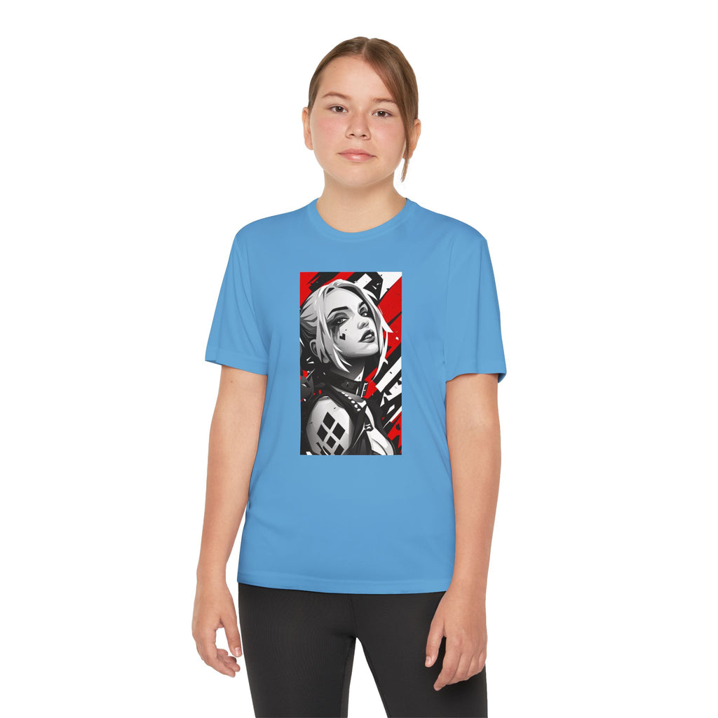 Superhero Youth T-Shirt Sports Graphic Tee, Cool Athletic Shirt for Kids