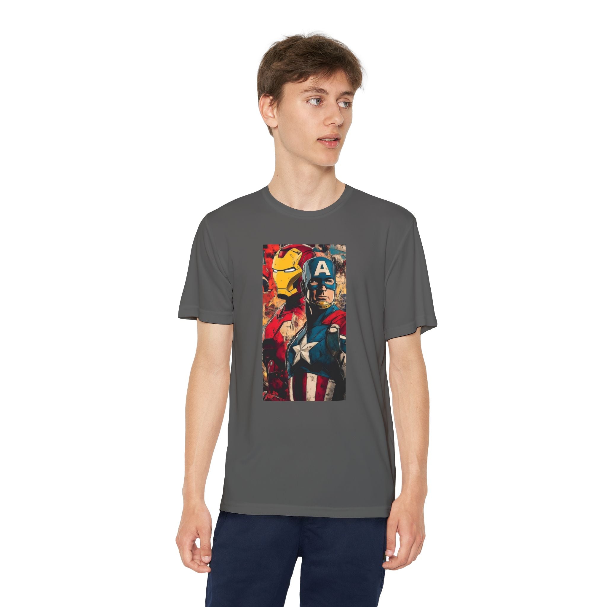 Advengers Youth T-Shirt Sports Graphic Tee, Cool Athletic Shirt for Kids, Perfect for Sports Events, Team Spirit