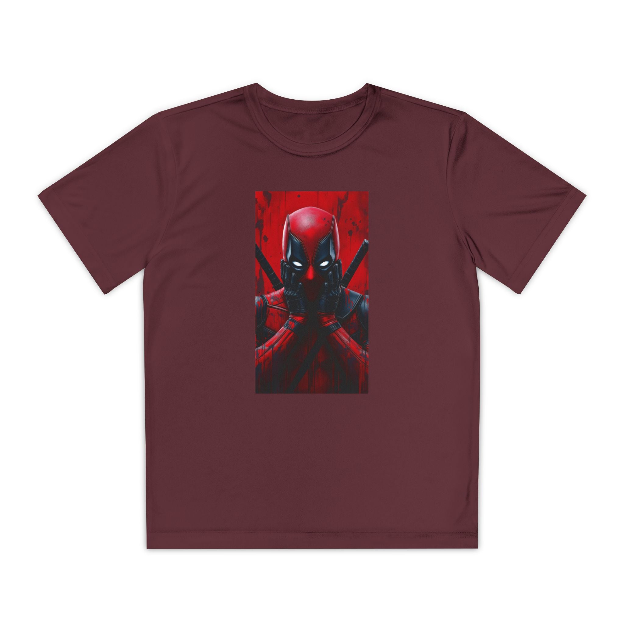 Deadpool Superhero Marvel Patriotic, Kids Graphic T-Shirt, Boys Hero Top, Girls Comic Book Clothing, Birthday