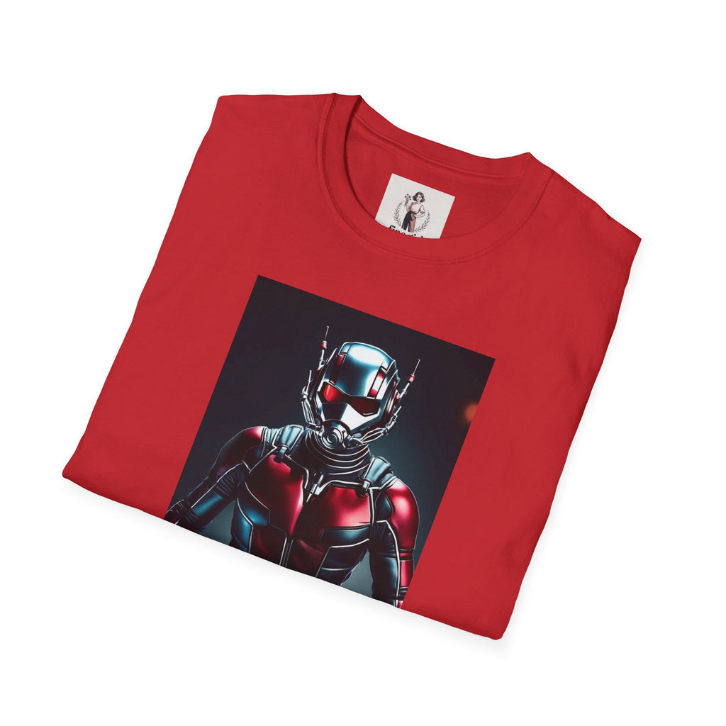 Antman Superhero Marvel Unisex Softstyle T-Shirt, Comic Book Tee, Geeky Clothing, Cosplay Costume Top