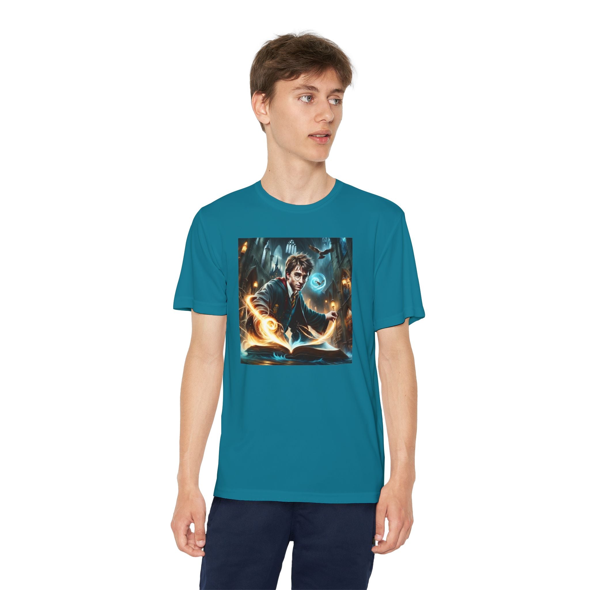 Youth Competitor Tee - Harry Potter, Wizard School Shirt, Magical Kids Top, Hogwarts Fan Gift, Sorcerer's Stone T-Shirt